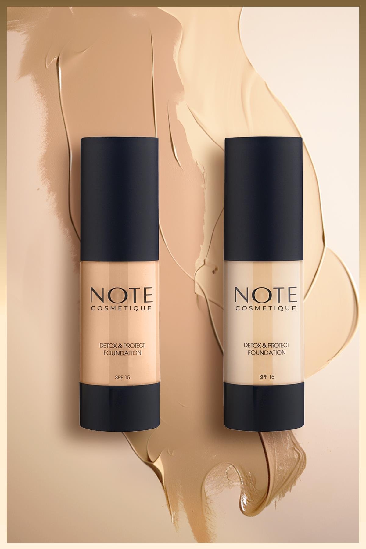 Note Detox & Protect 104 Sandstone Canlandırıcı Etkili SPF 15 Kapatıcı Fondöten-30110311