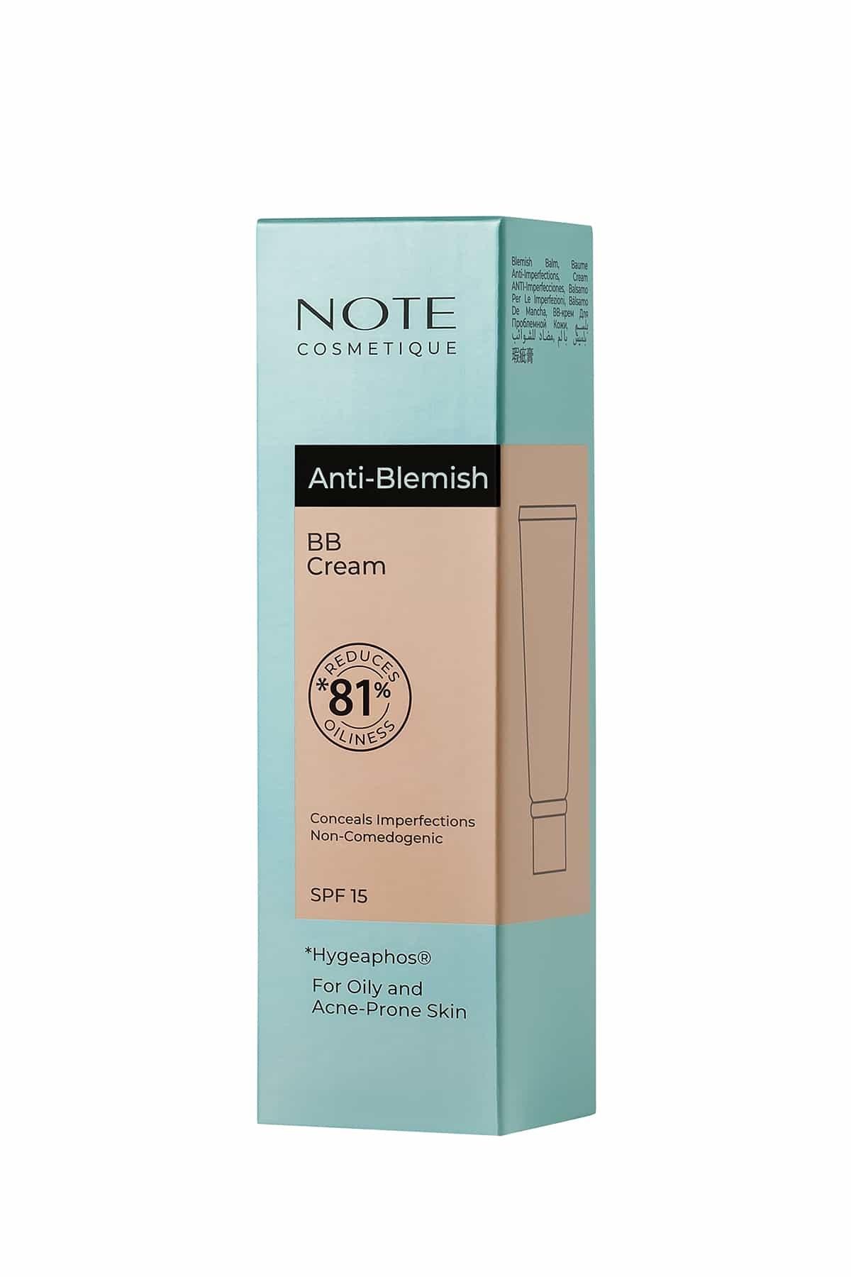 Note Anti-Blemish BB Cream 02 Light Cream SPF 15 Akneye Yatkın Ciltler BB Krem-30110568