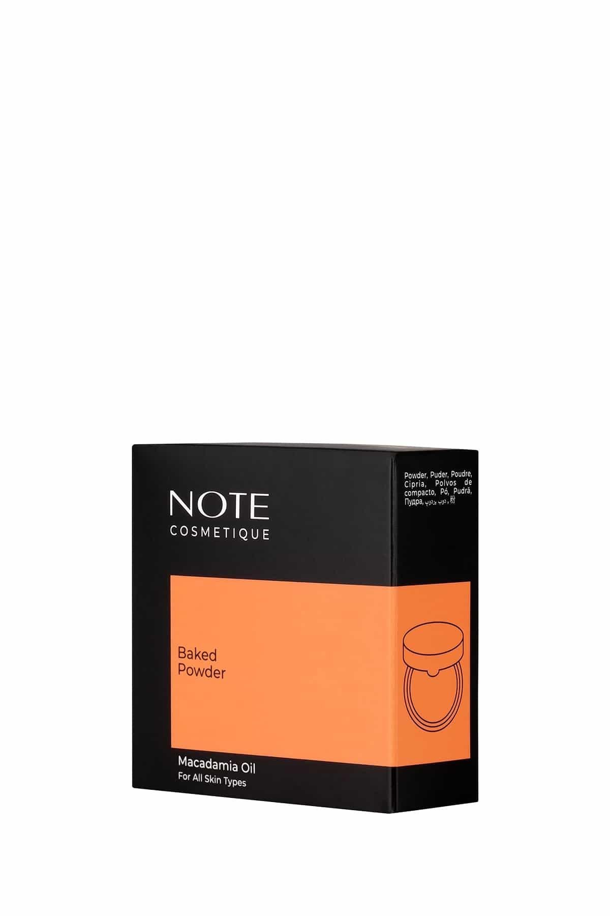 Note Baked Powder 05 Soft Beige Işıltılı Bitişli Highlighter Toz Yüz Pudrası-30110614