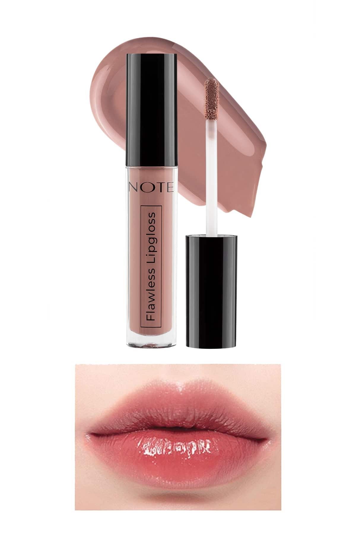 Note Flawless Lipgloss 04 Smell Of Coffee Nemlendirici Etkili Parlak Ruj - Nude-30110707