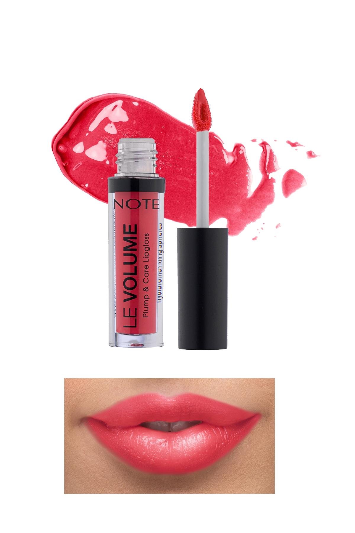 Note Le Volume Plump & Care Lipgloss 04 Like a Star Dudak Parlatıcısı - Pembe-30110747