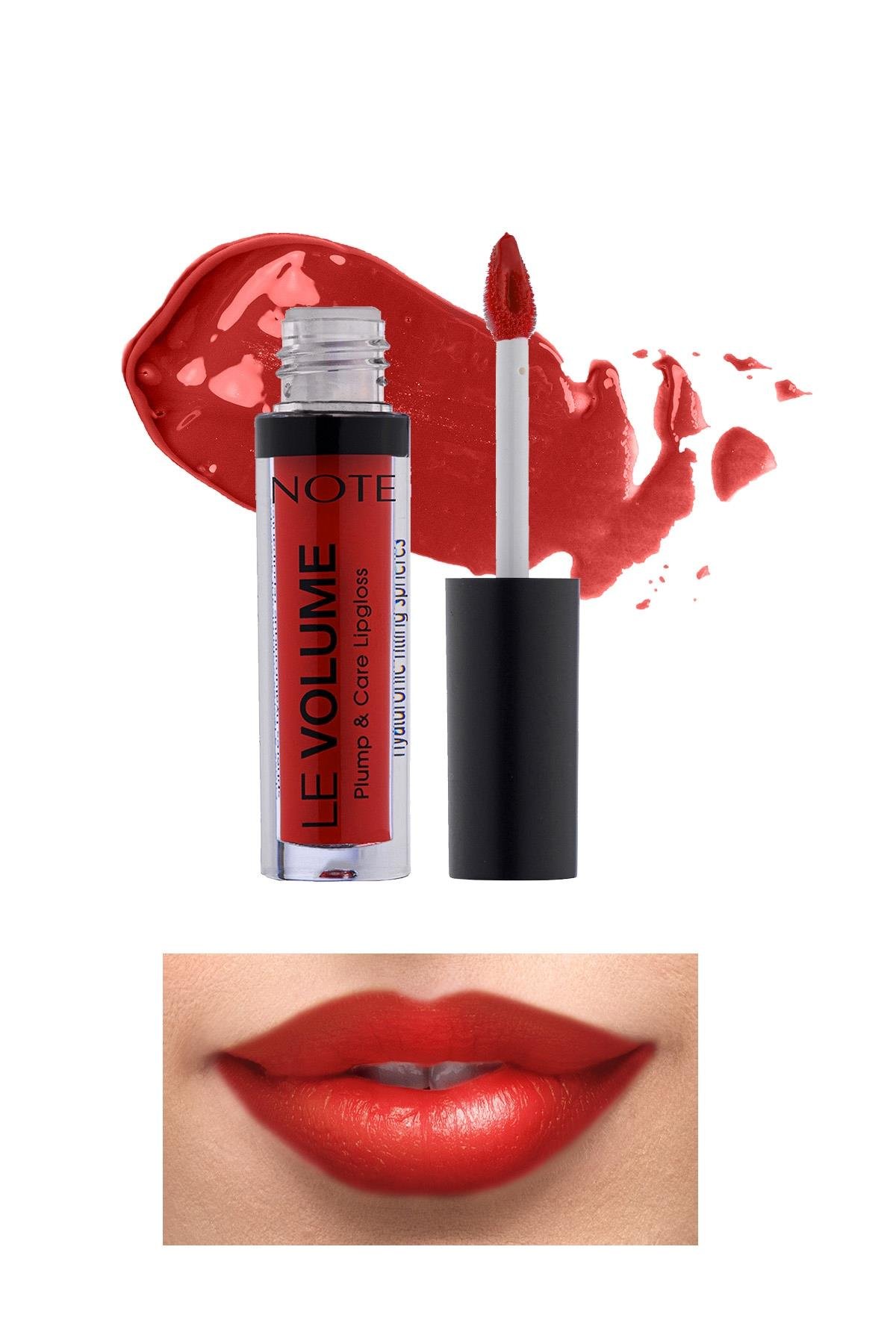 Note Le Volume Plump & Care Lipgloss 06 Hearthbreaker Dudak Parlatıcısı - Kırmızı-30110749