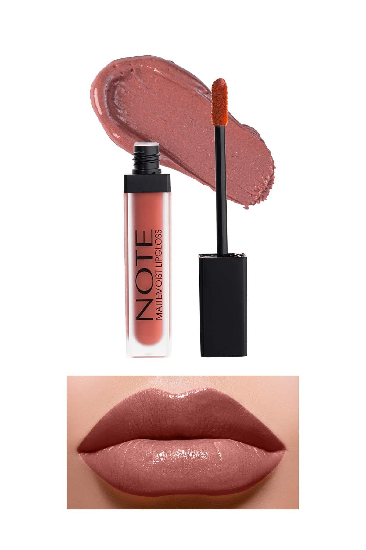 Note Mattemoist Lipgloss 402 Matkiss Yarı Mat Saten Bitişli Likit Ruj - Nude-30110781