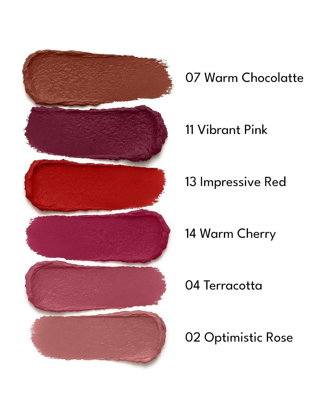 Note Deep Impact Lipstick 07 Warm Chocolatte Kremsi Dokulu Yarı Parlak Ruj - Kahverengi-30110856