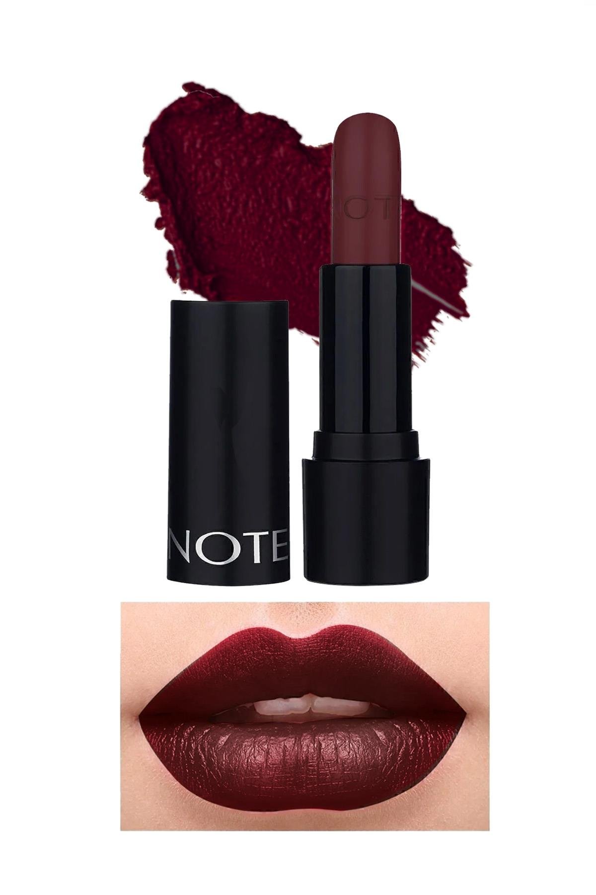 Note Deep Impact Lipstick 16 Mystic Violet Kremsi Dokulu Yarı Parlak Ruj - Bordo-30110865