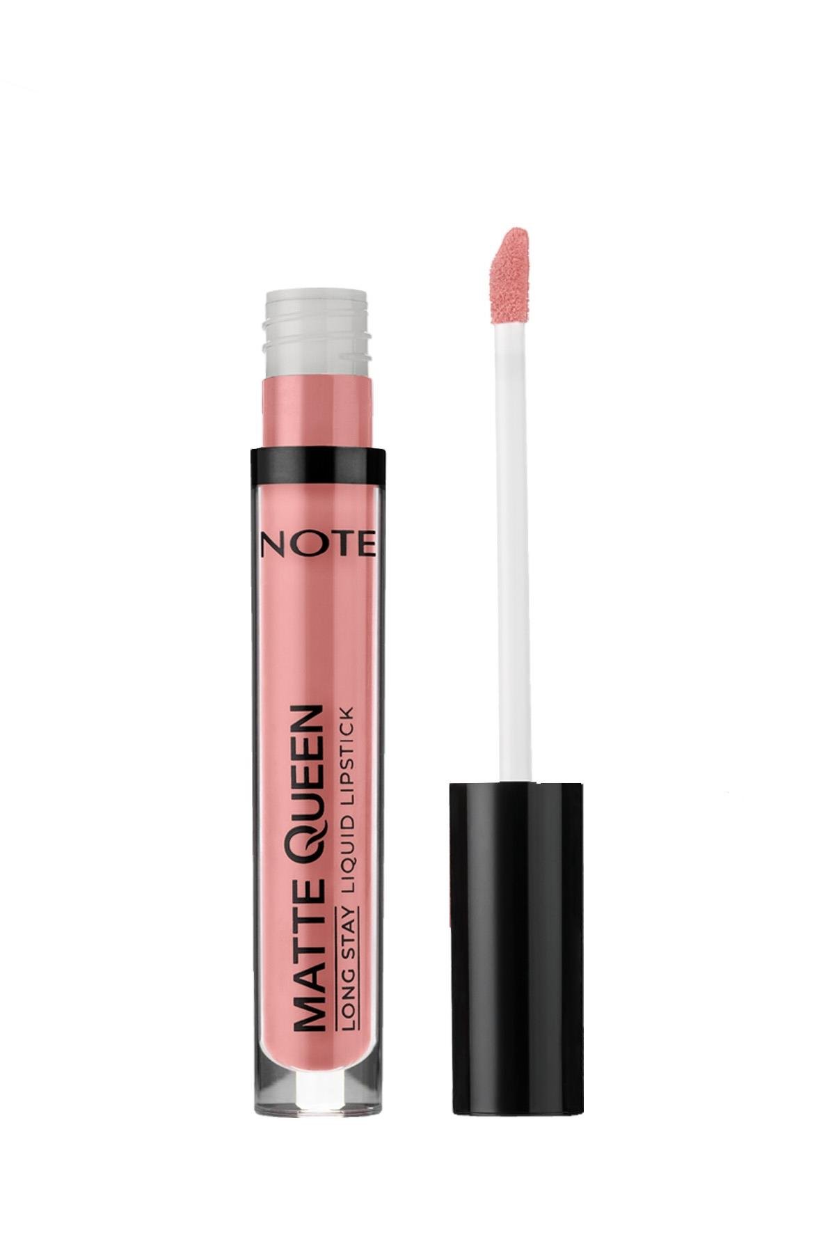 Note Matte Queen Lipstick 02 Ruby Chocolate Kalıcı Likit Ruj - Pembe-30110920