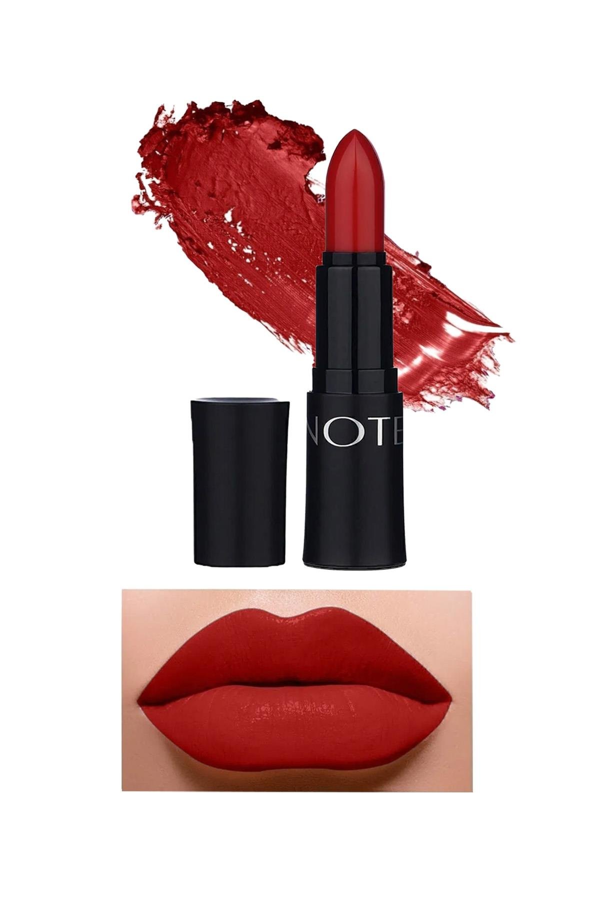 Note Mattemoist Lipstick 306 Miss Blossom Mat Bitişli Ruj - Kırmızı-30110940