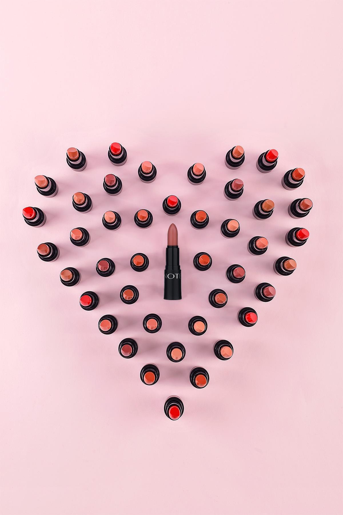 Note Mattemoist Lipstick 311 Satin Cup Mat Bitişli Ruj - Pembe Nude-30110945