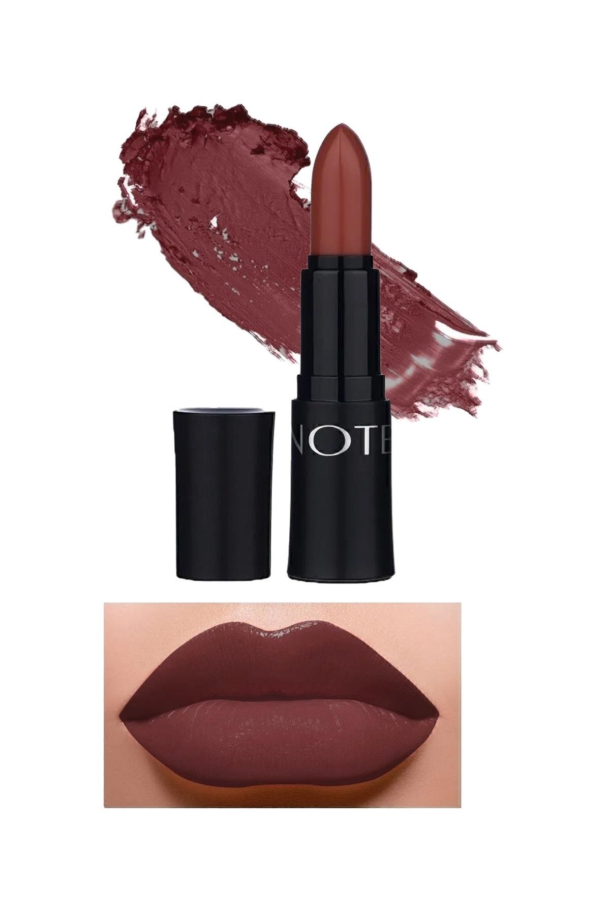 Note Mattemoist Lipstick 314 Mocha Rain Mat Bitişli Ruj - Kahverengi-30110948