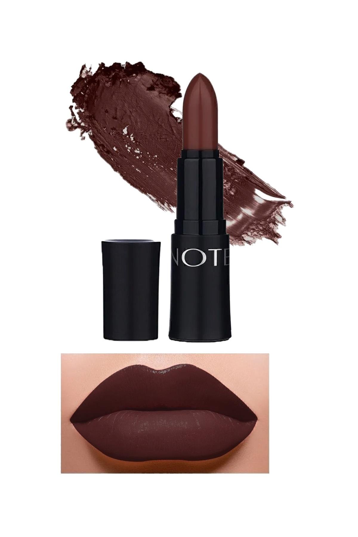 Note Mattemoist Lipstick 315 Hot Brown Mat Bitişli Ruj - Koyu Kahverengi-30110949