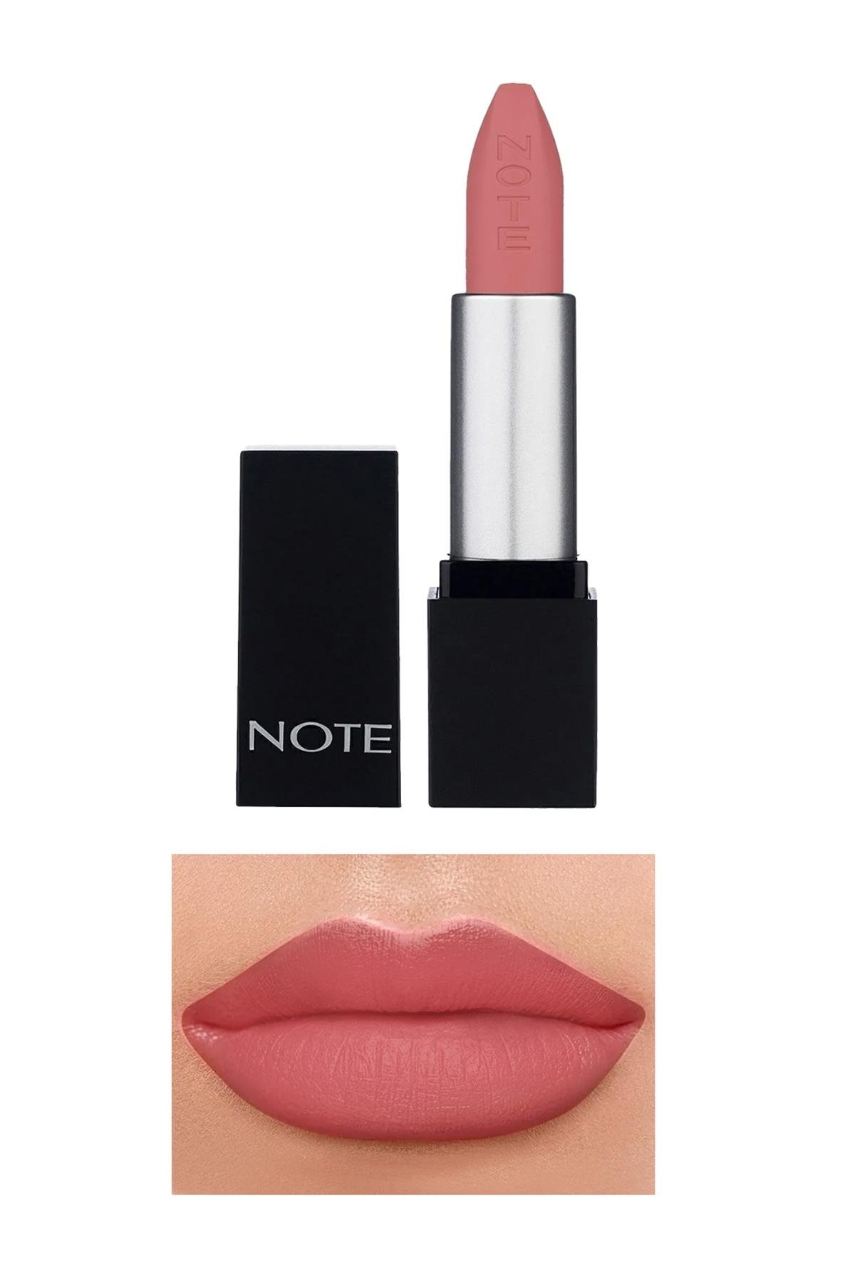 Note Mattever Lipstick 05 Rose Delights Yarı Mat Saten Bitişli Ruj - Pembe-30110955
