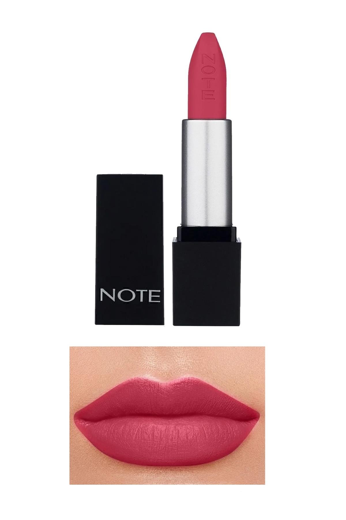 Note Mattever Lipstick 14 Dear Cherry Yarı Mat Saten Bitişli Ruj - Pembe-30110964