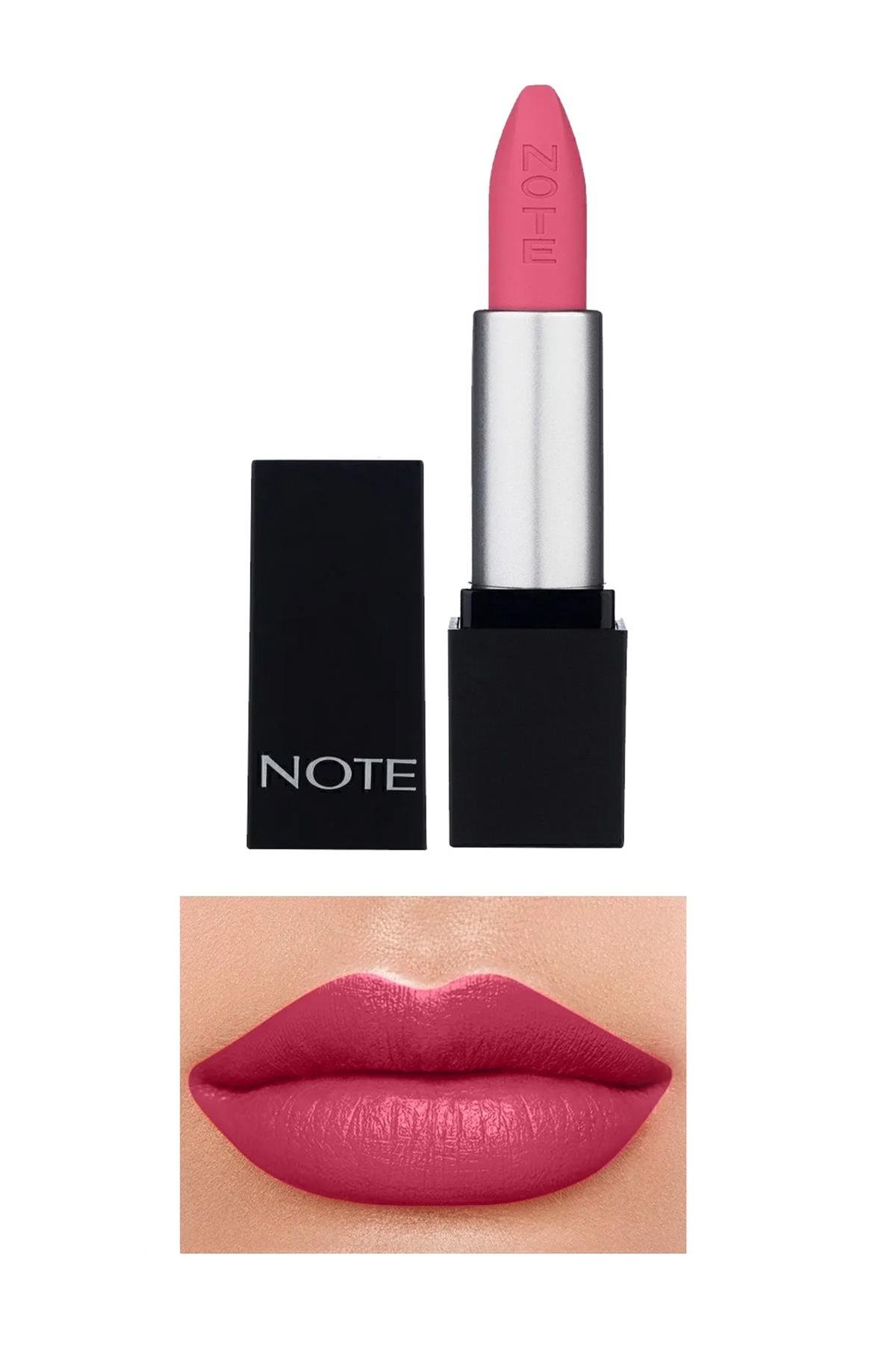 Note Mattever Lipstick 15 Favorite Pink Yarı Mat Saten Bitişli Ruj - Pembe-30110965