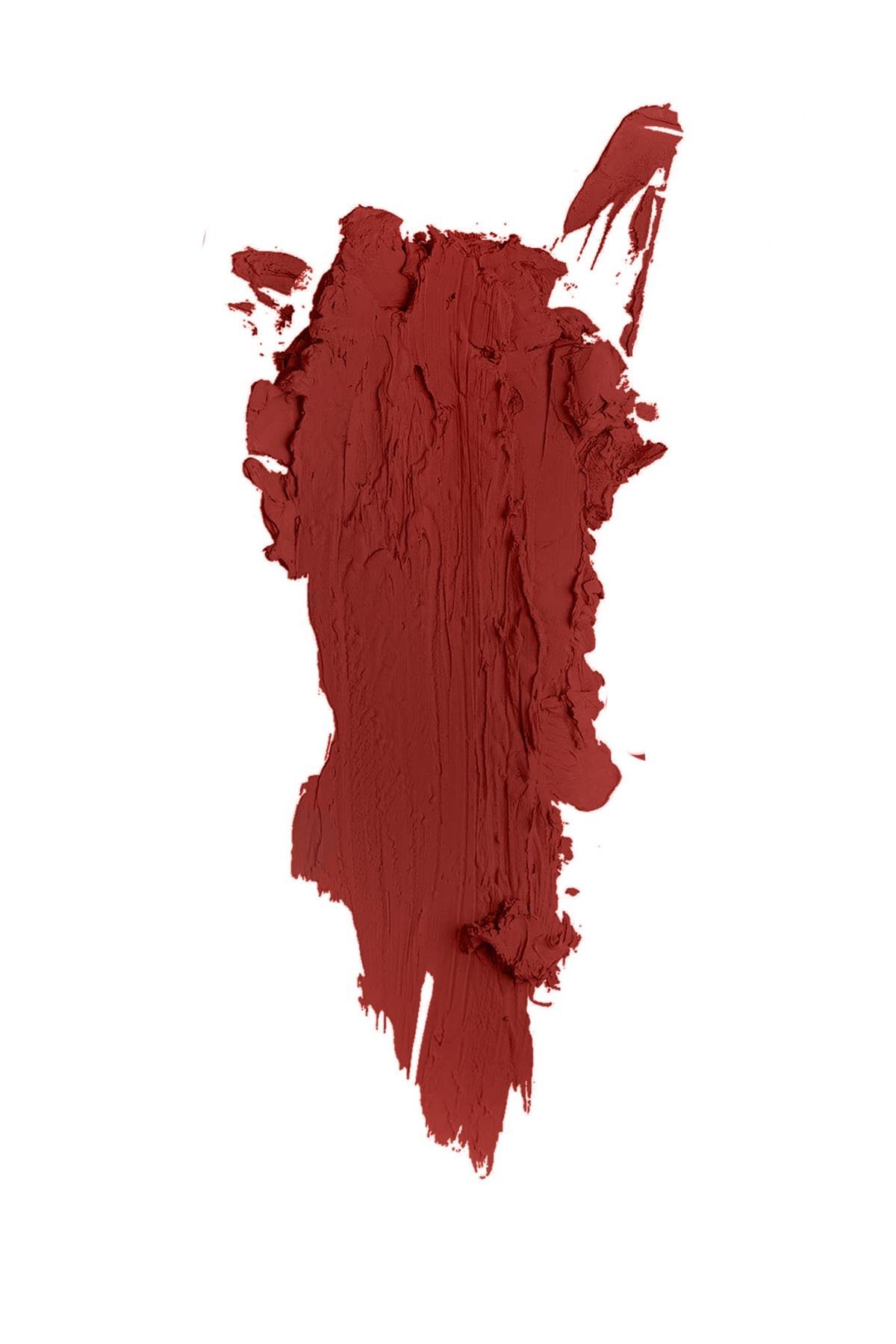 Note Mattever Lipstick 17 Dress Red Yarı Mat Saten Bitişli Ruj - Kızıl Kahverengi-30110967