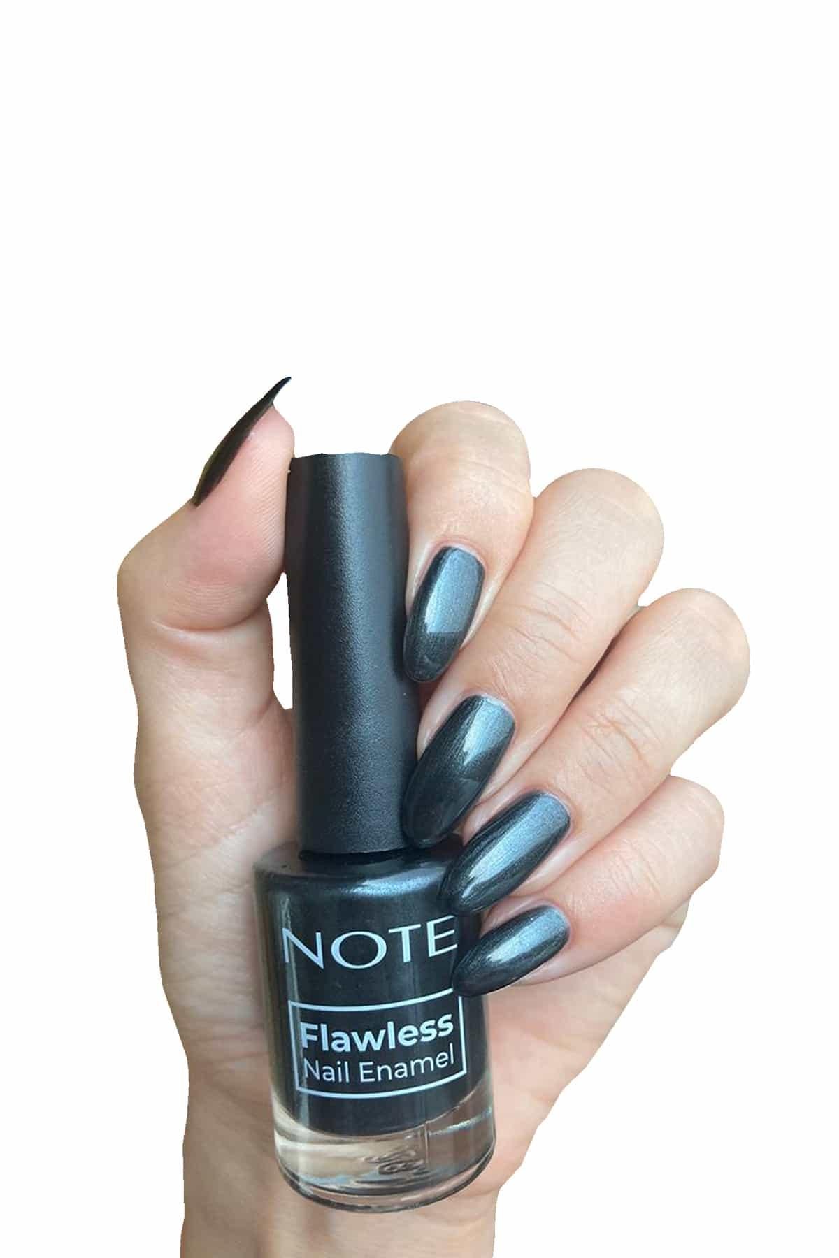 Note Nail Flawless Oje 119 Silver Black - Yeşil-30111225