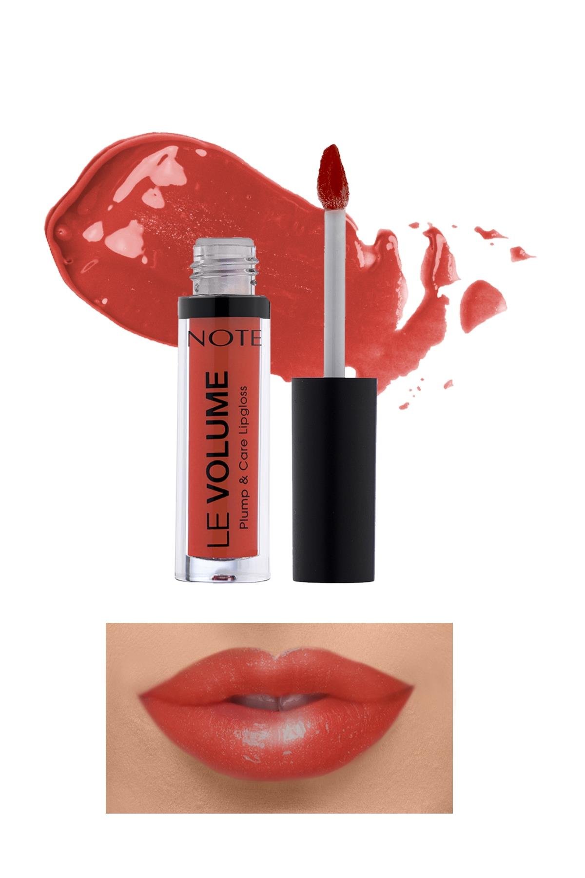 Note Le Volume Plump & Care Lipgloss 10 Party Mood Dudak Parlatıcısı - Kırmızı-30111315