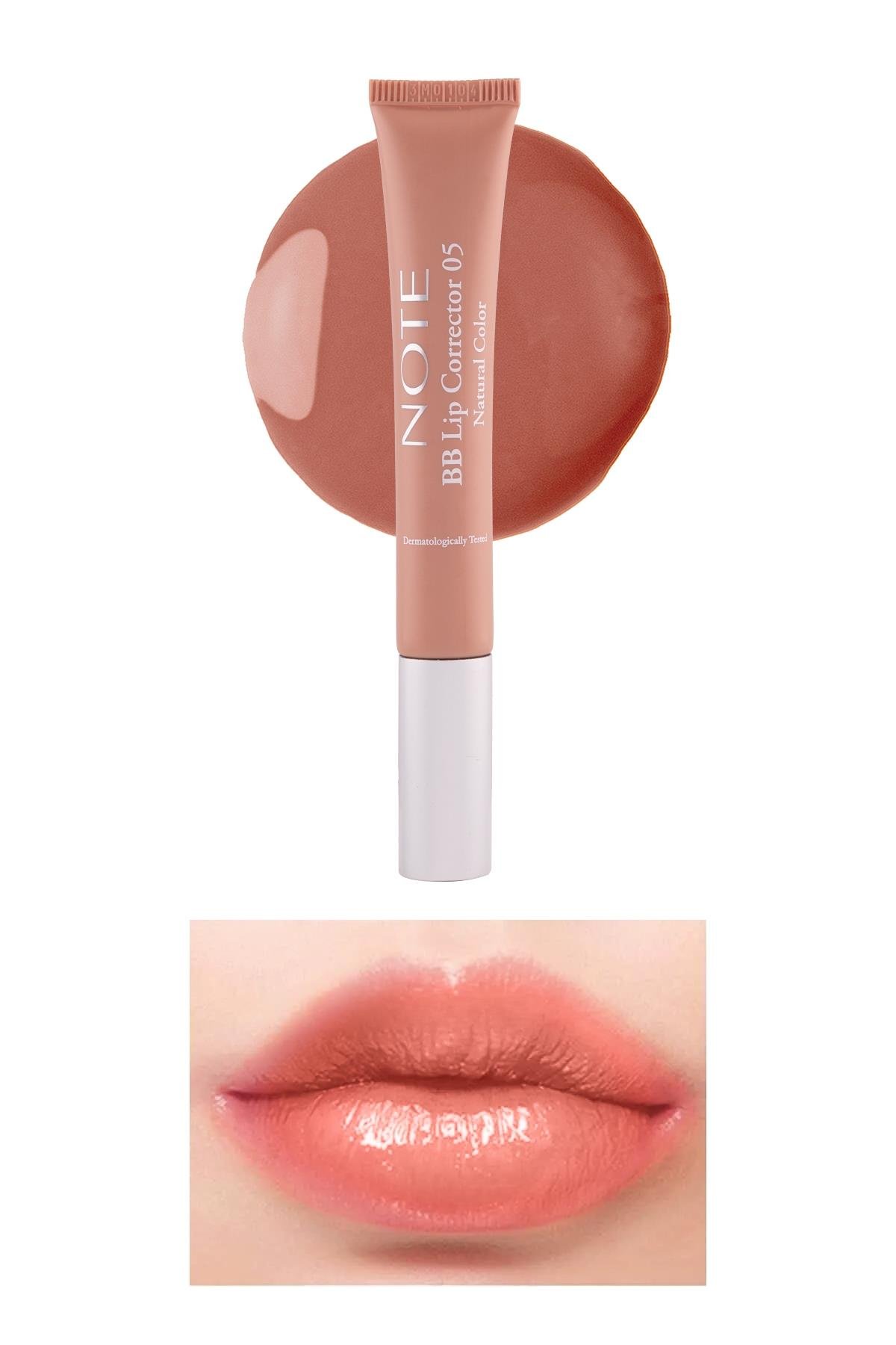 Note BB Lip Corrector 05 Renk Eşitleyici Dudak Parlatıcısı - Nude-30111397