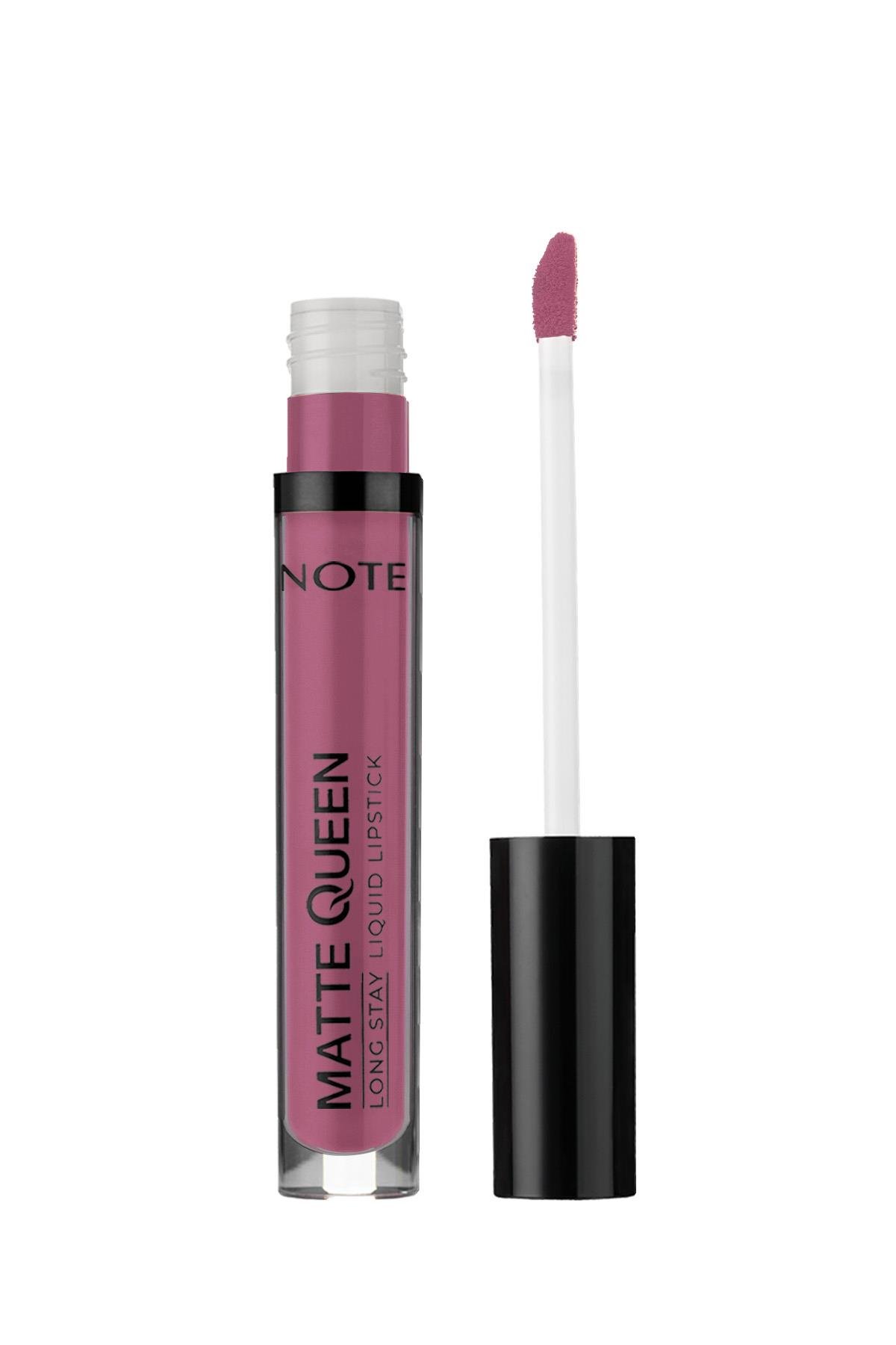 Note Matte Queen Lipstick 20 Passionate Heart Kalıcı Likit Ruj - Mor-30111408