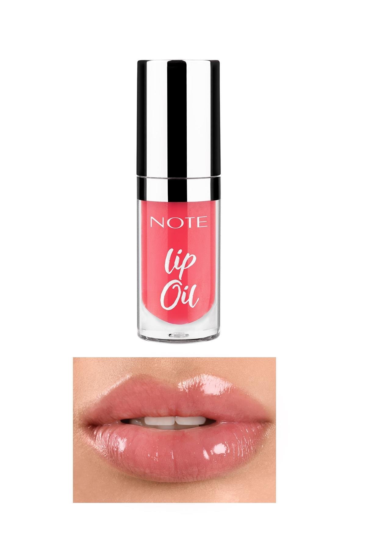 Note Lip Oil 10 Baby Pink Nemlendirici ve Parlatıcı Dudak Bakım Yağı - Pembe-30111420