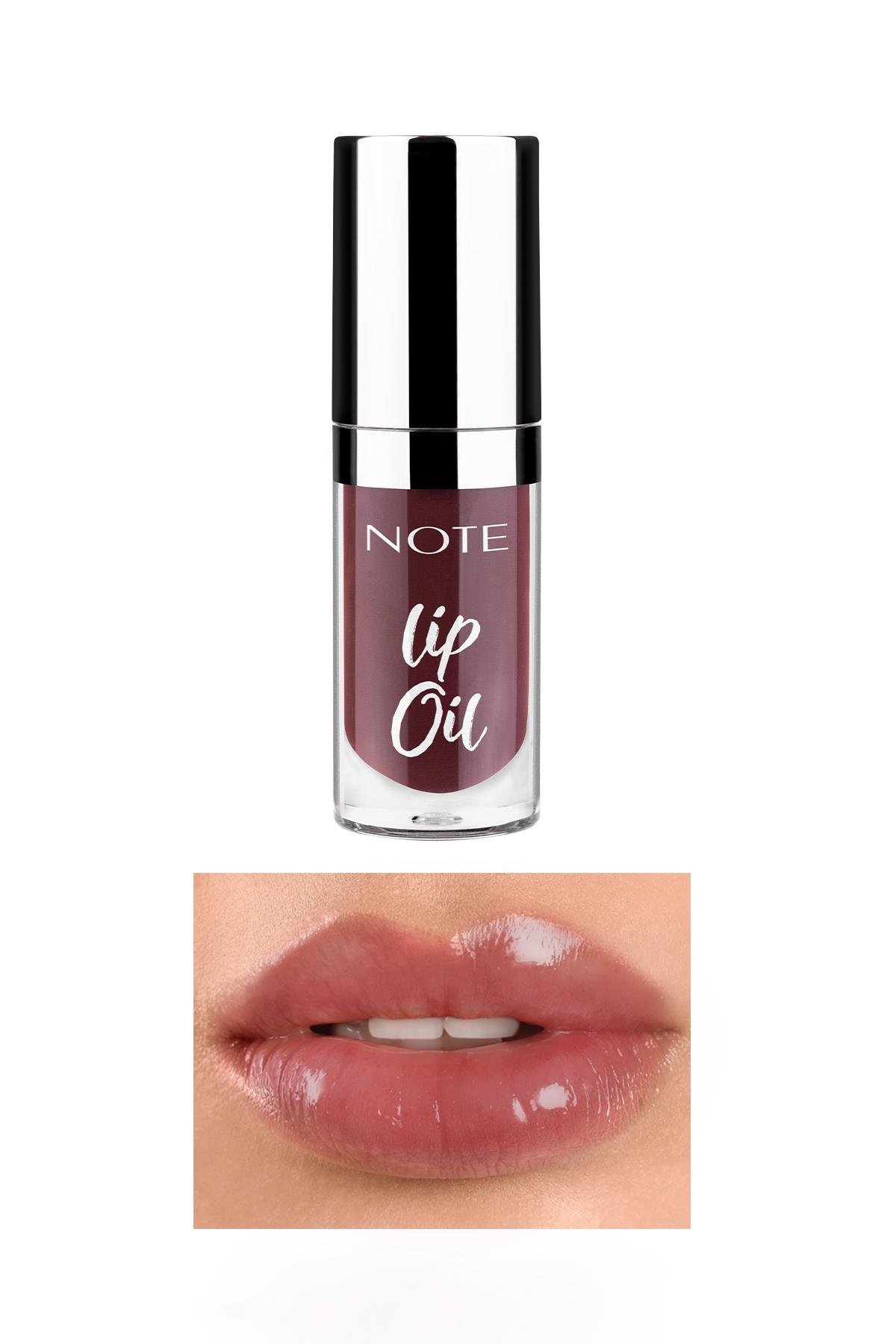 Note Lip Oil 30 Deep Berry Nemlendirici ve Parlatıcı Dudak Bakım Yağı - Mor-30111422