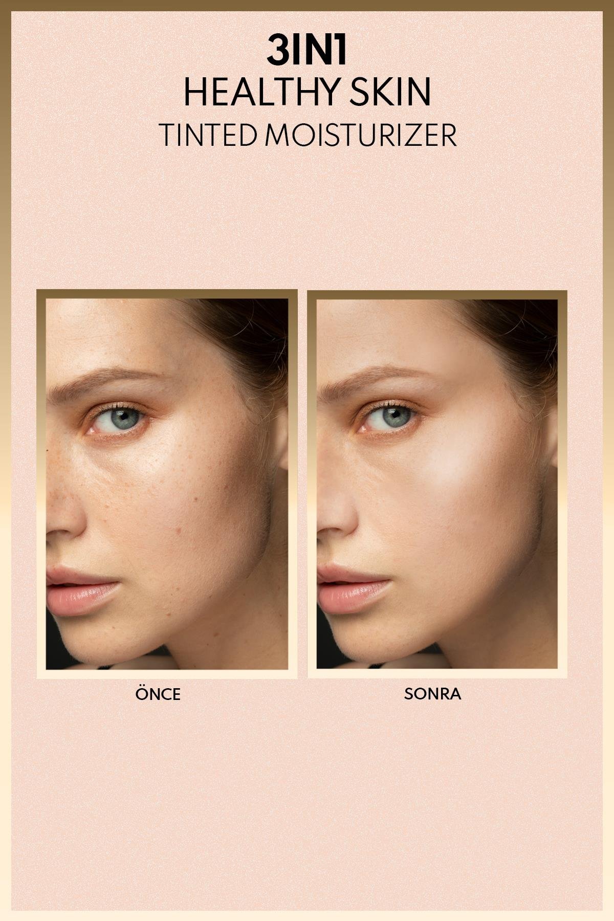 Note 3 in 1 Healthy Skin Tinted Moisturizer 50 SPF Renk Ton Eşitleyici Aydınlatıcı Krem - 00 Light Açık Ton-30111447