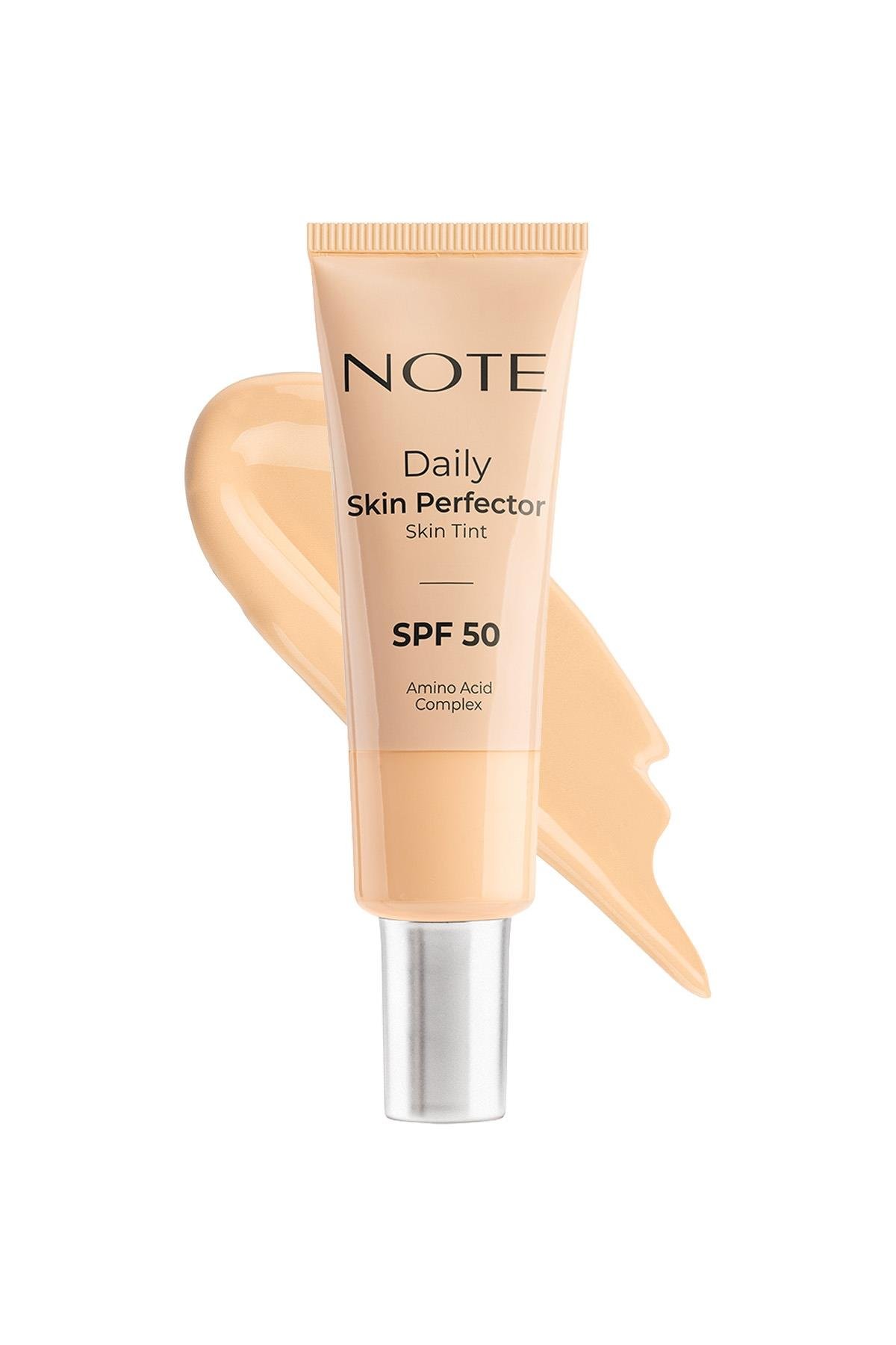 Note Daily Skin Perfector Skin Tint 120 SPF 50 Ton Eşitleyici Doğal Bitişli Renkli Nemlendirici-30111504