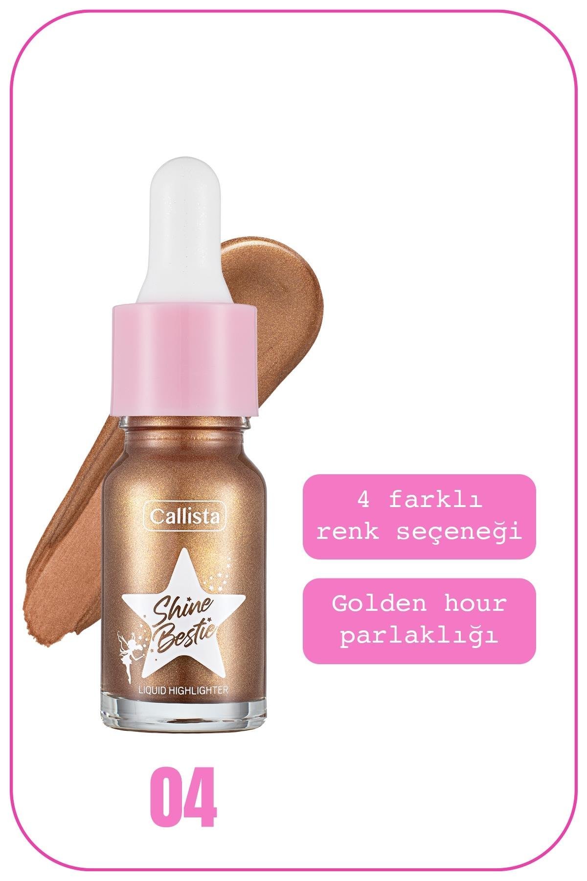 Callista Shine Bestie Highlighter Likit Aydınlatıcı 04 Sunset Pixie-40110059