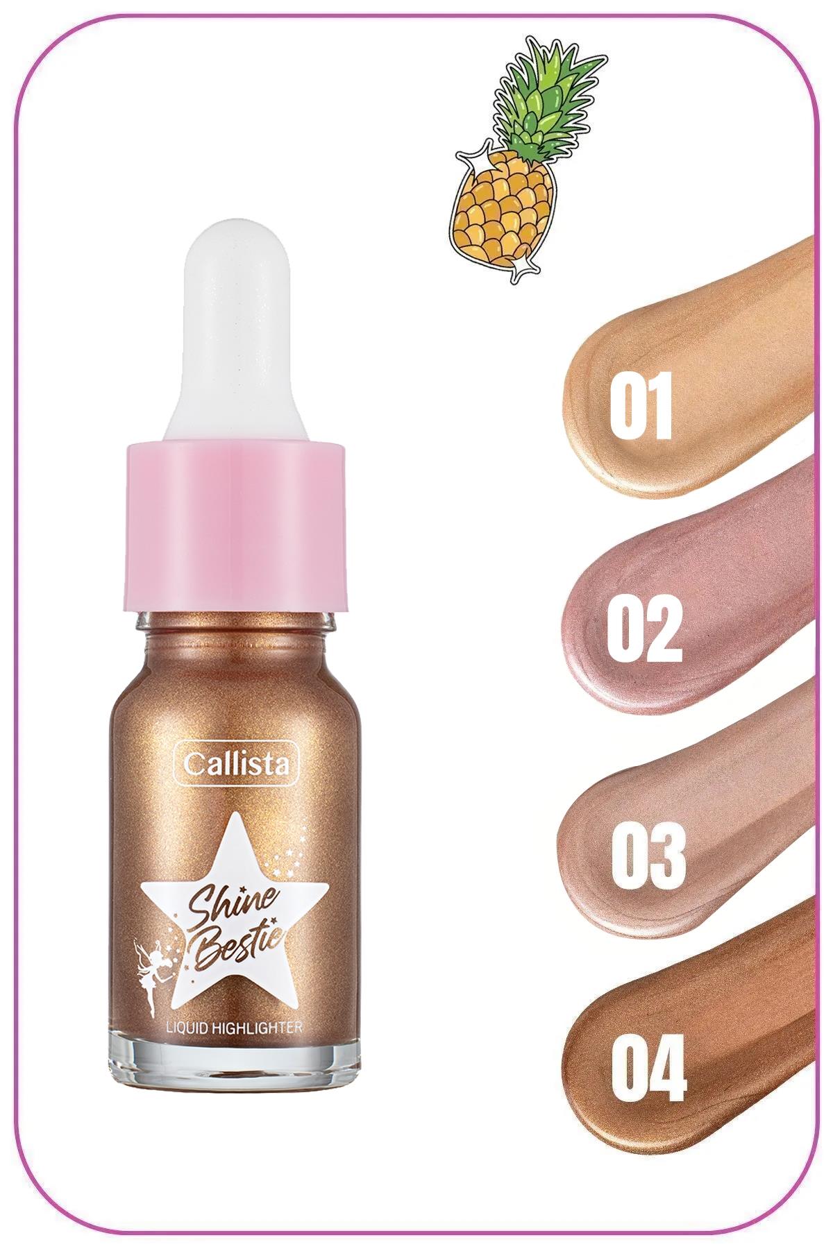 Callista Shine Bestie Highlighter Likit Aydınlatıcı 04 Sunset Pixie-40110059