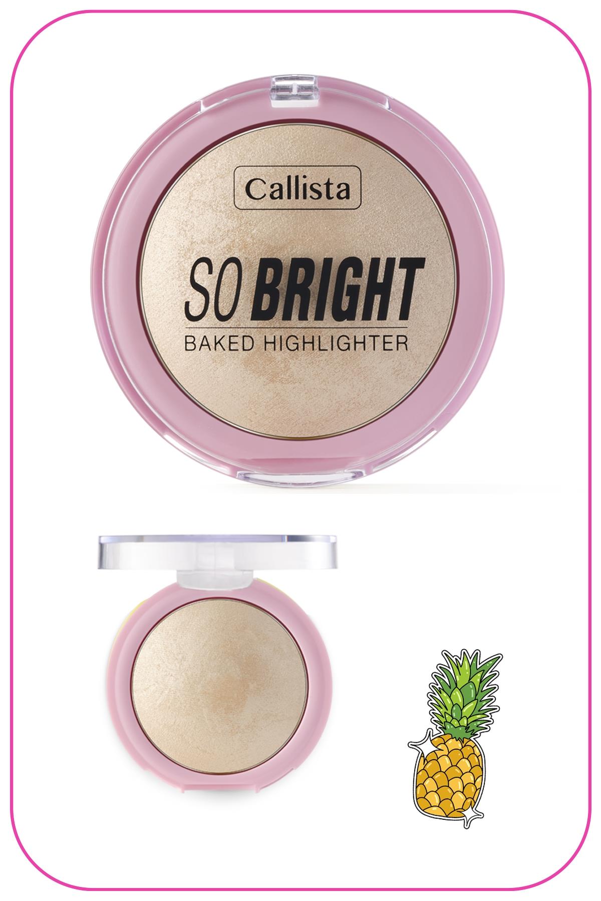 Callista So Bright Baked Highlighter Aydınlatıcı 01 Snowy Glowy Light-40110060