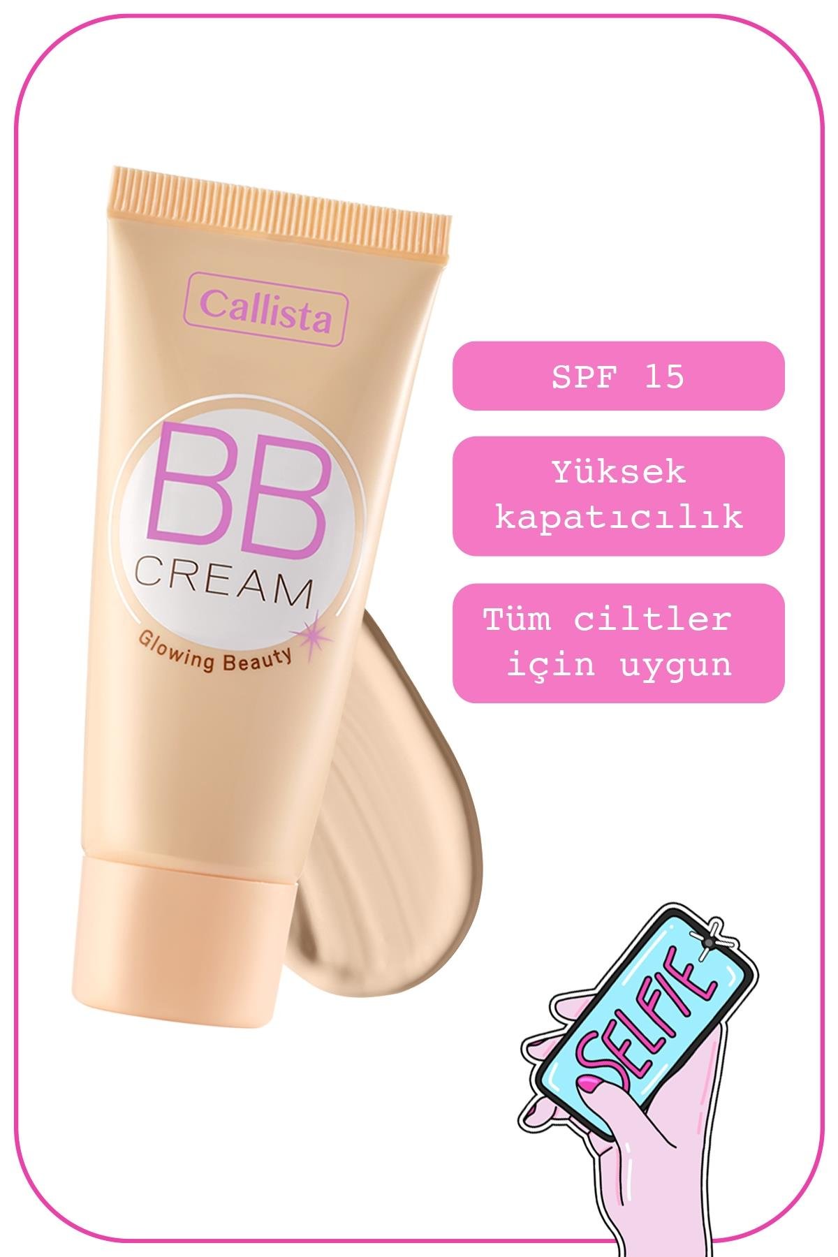 Callista BB Cream 100 Doğal Kapatıcı SPF 15 BB Krem-40110061