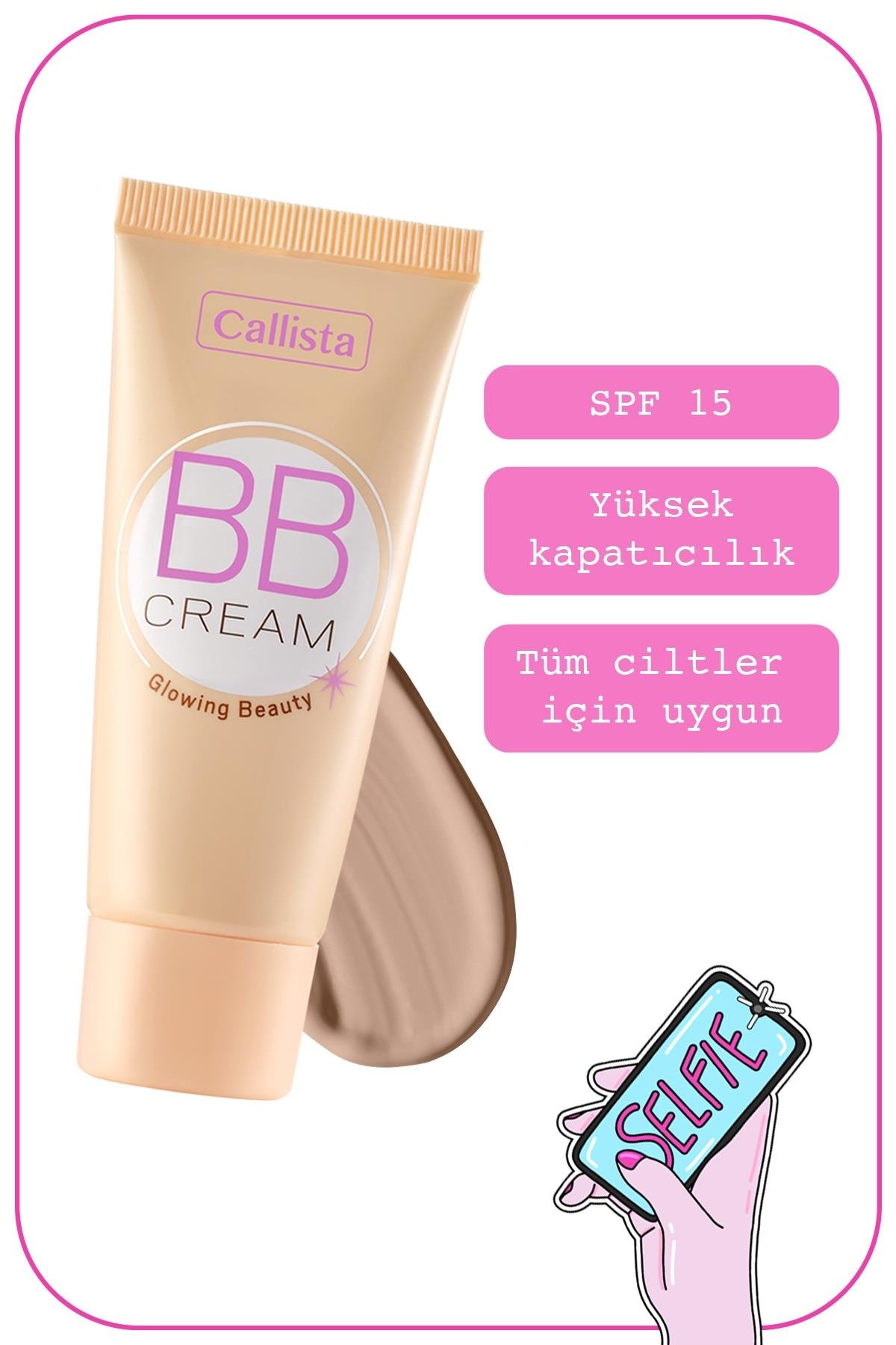 Callista BB Cream 130 Doğal Kapatıcı SPF 15 BB Krem-40110064