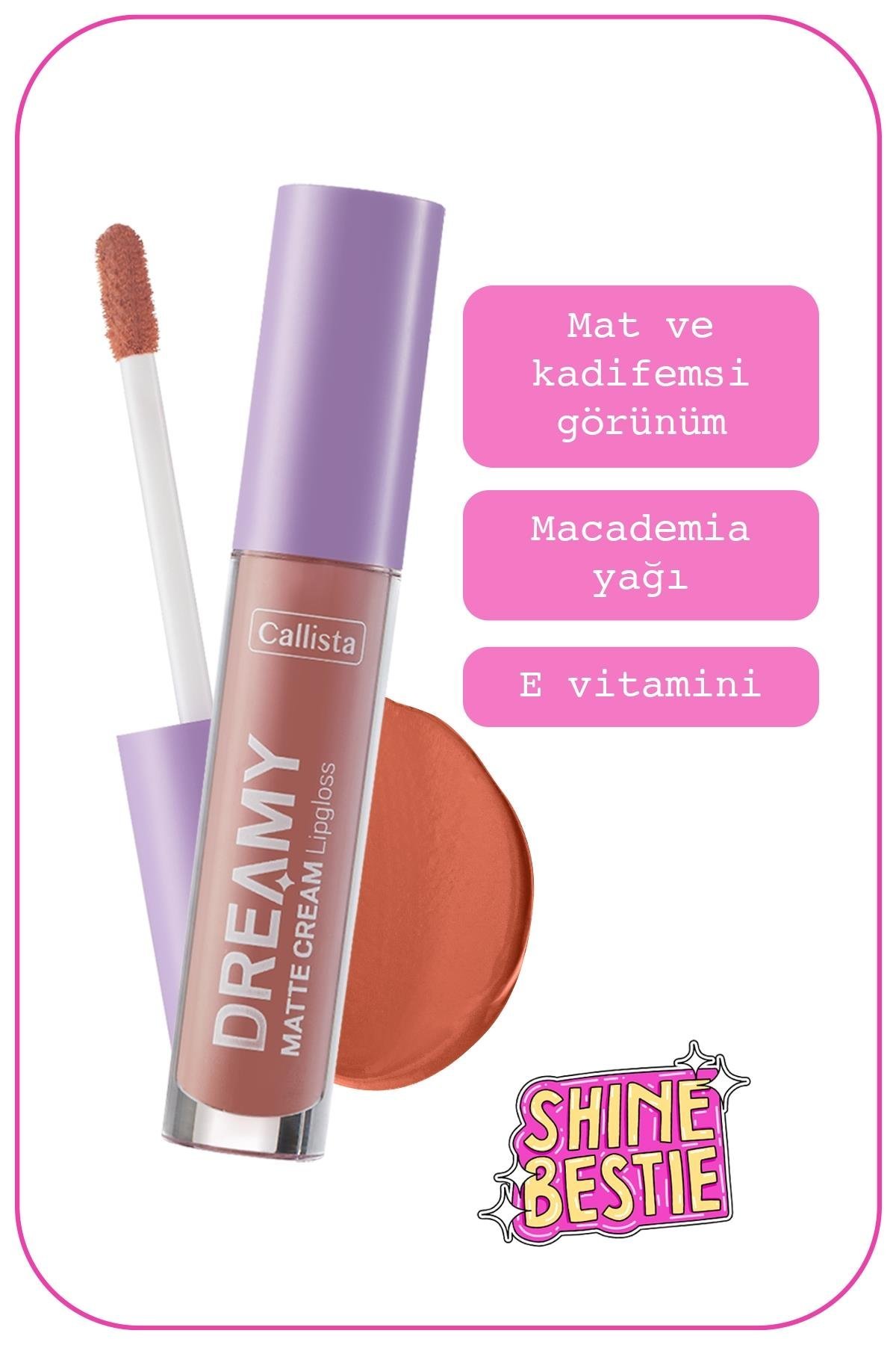 Callista Dreamy Matte Cream Mat Görünümlü Lipgloss 201 Choose Love - Nude-40110079