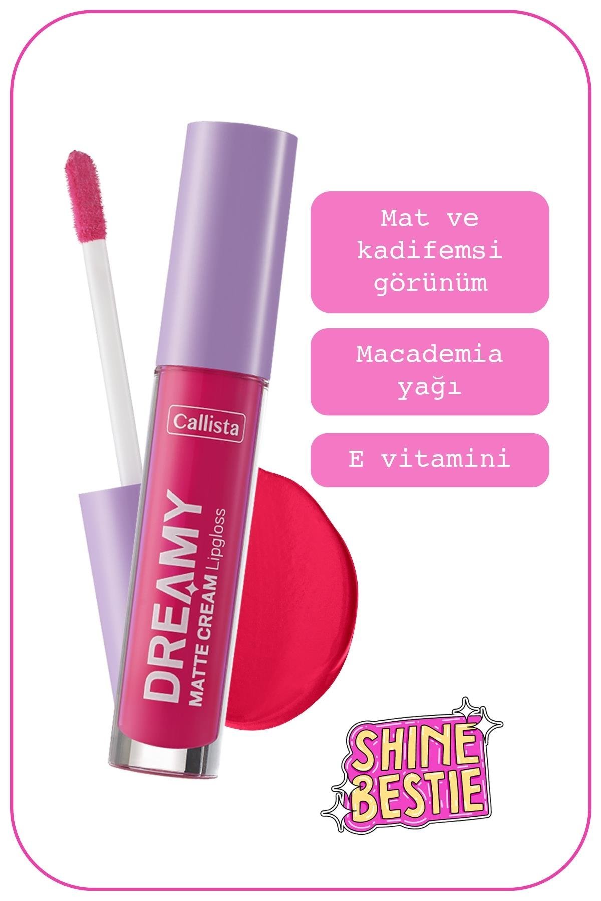 Callista Dreamy Matte Cream Mat Görünümlü Lipgloss 203 What A Cutie - Pembe-40110081
