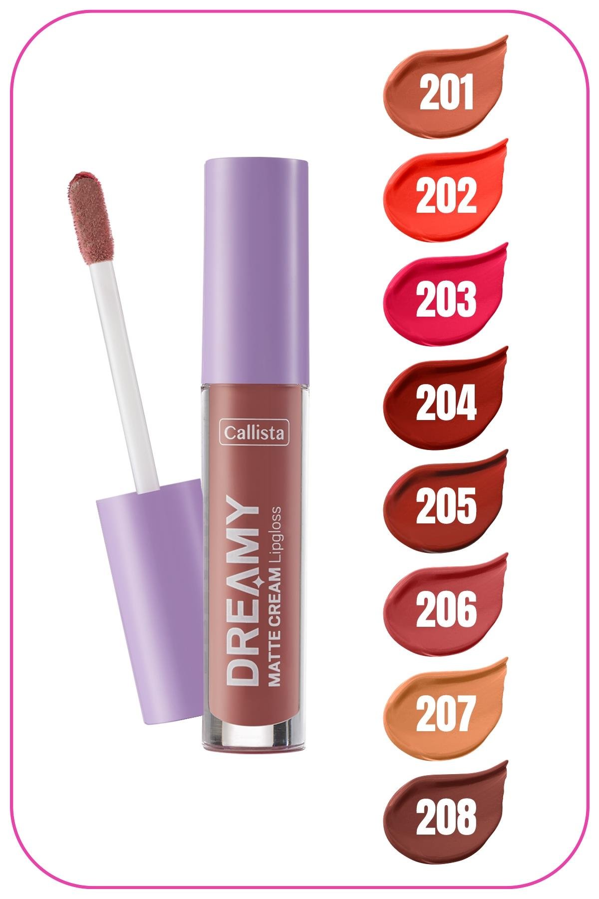Callista Dreamy Matte Cream Mat Görünümlü Lipgloss 207 Angelic - Nude-40110085