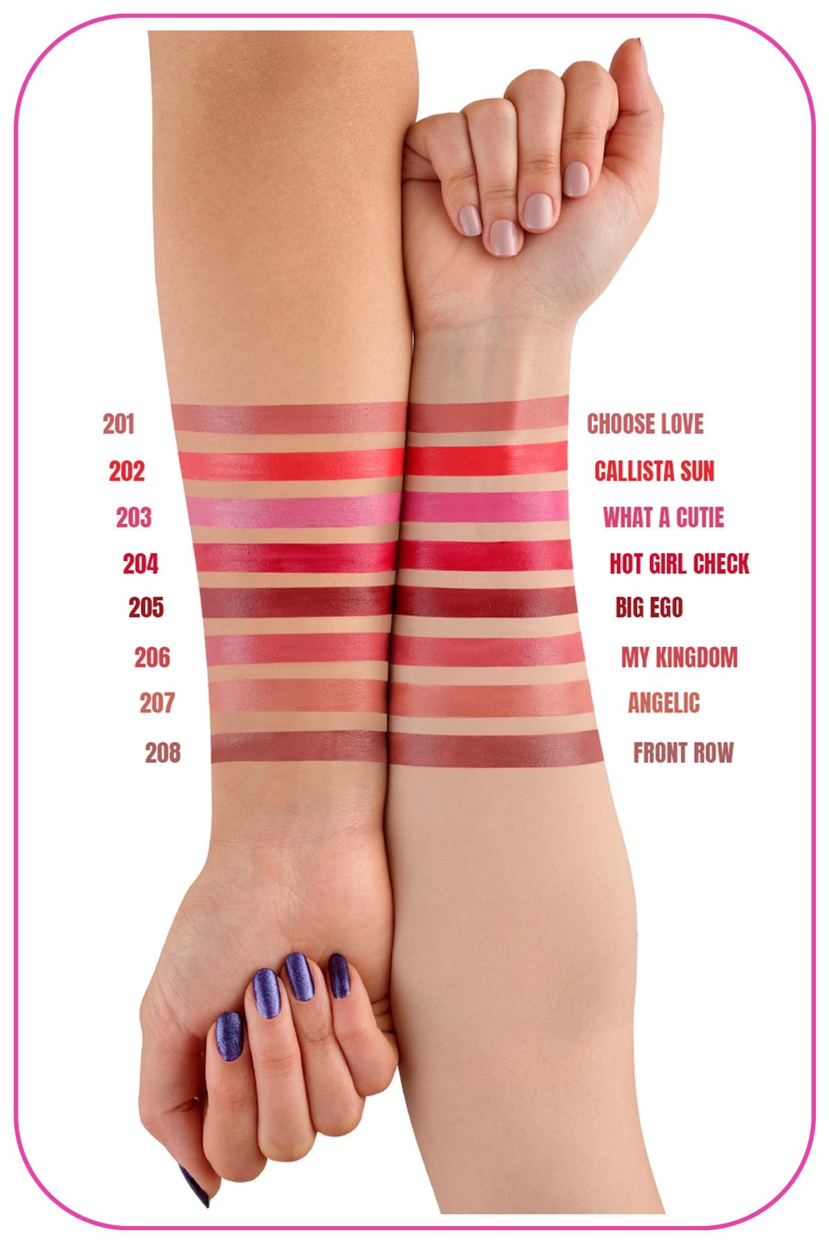 Callista Dreamy Matte Cream Mat Görünümlü Lipgloss 207 Angelic - Nude-40110085