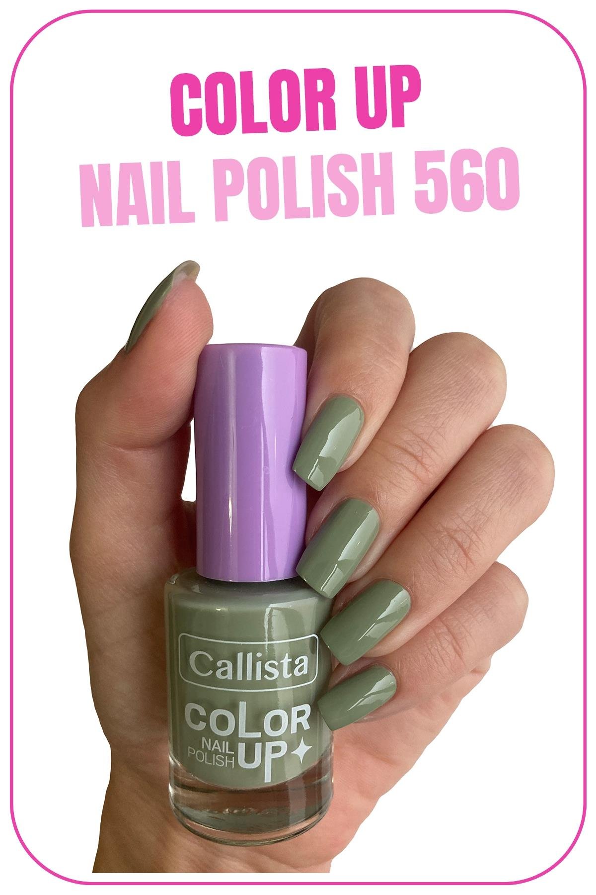 Callista Color Up Nail Polish Oje 560 Olive Me - Gri-40110160