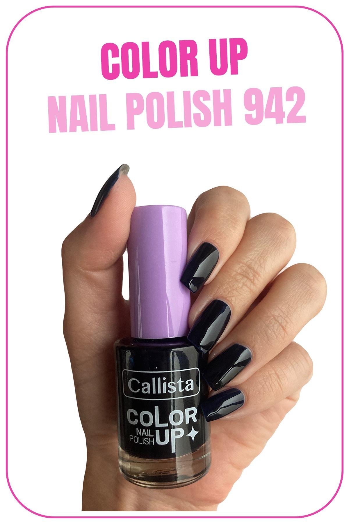 Callista Color Up Nail Polish Oje 942 Darkest Denim - Mavi-40110176