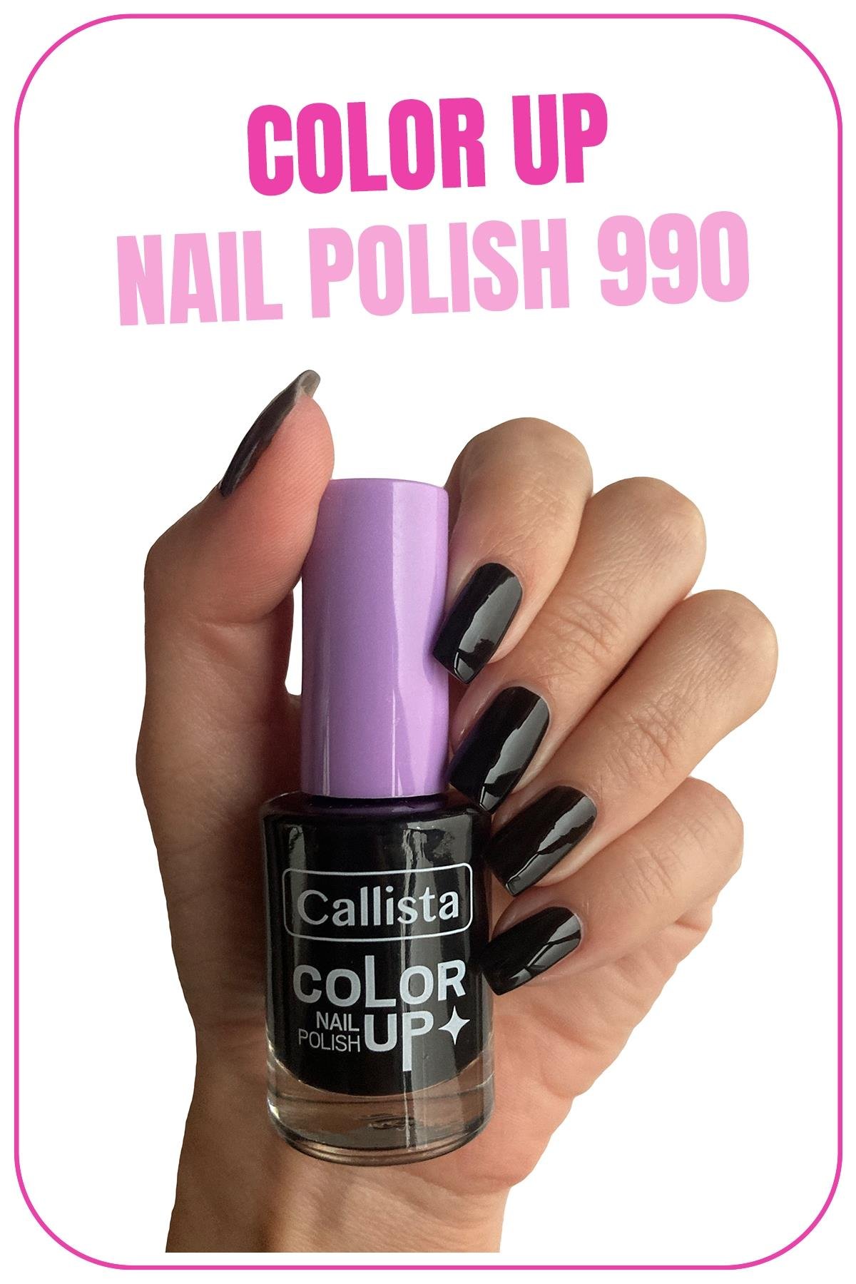 Callista Color Up Nail Polish Oje 990 Bossgirl Black - Siyah-40110178