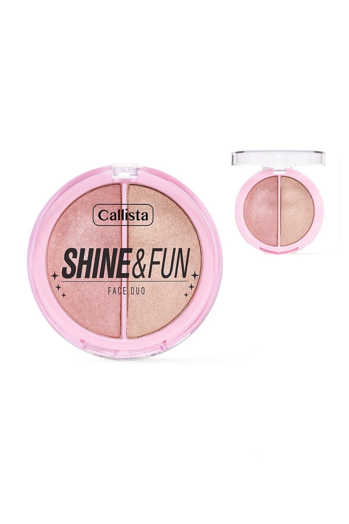 Callista Shine & Fun Face Duo 130 Shine Squad Allık & Aydınlatıcı Paleti-40110239