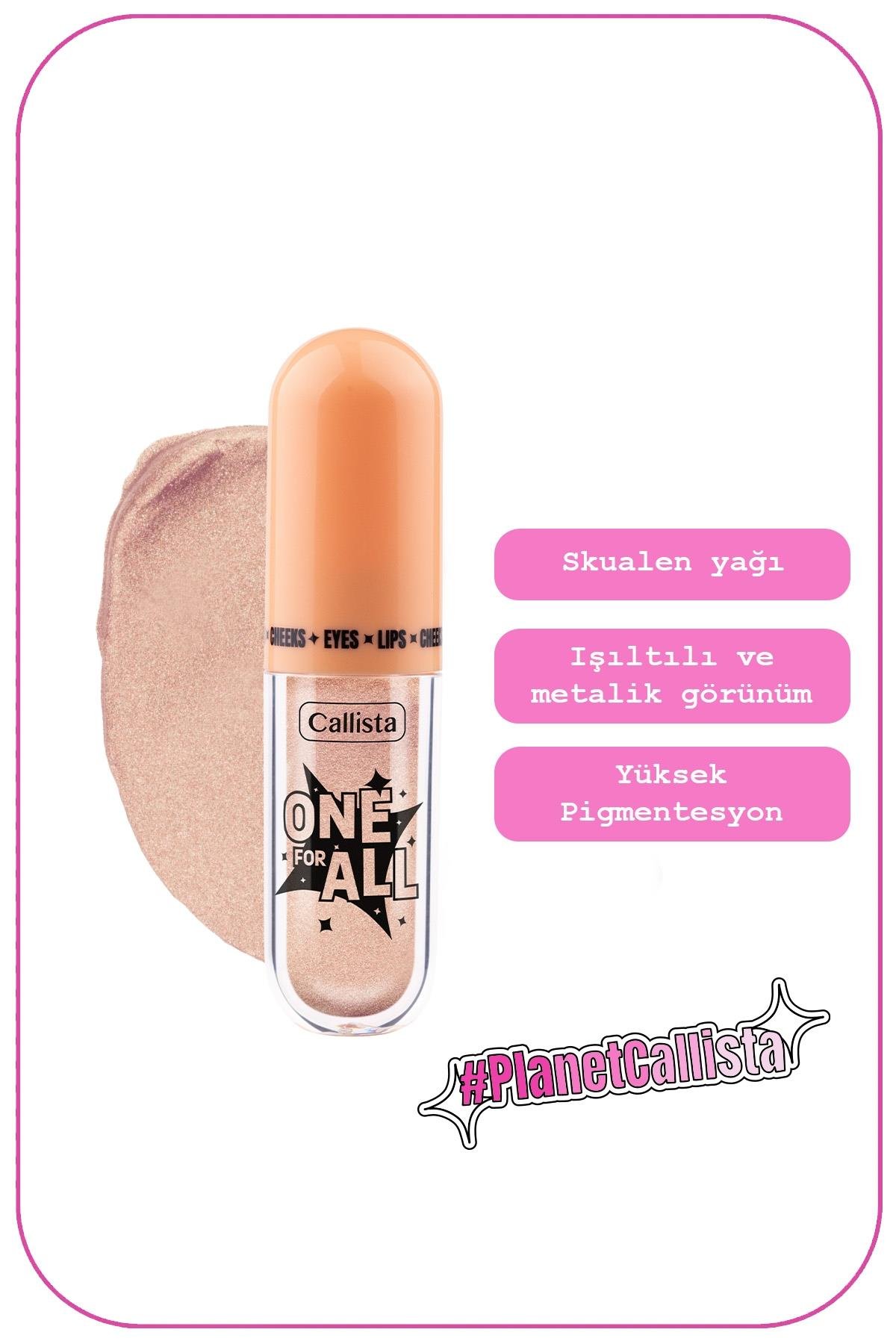 Callista One For All 01 Daylight Eyes & Lips & Cheeks Likit Göz Farı-40110241