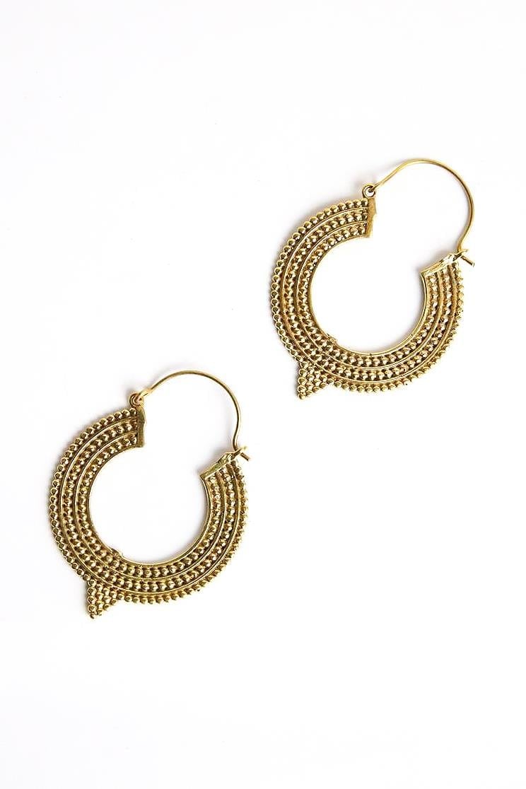 Bronz Antik Tasarım Küpe - Şaman Butik Bronz Antik Tasarım Küpe