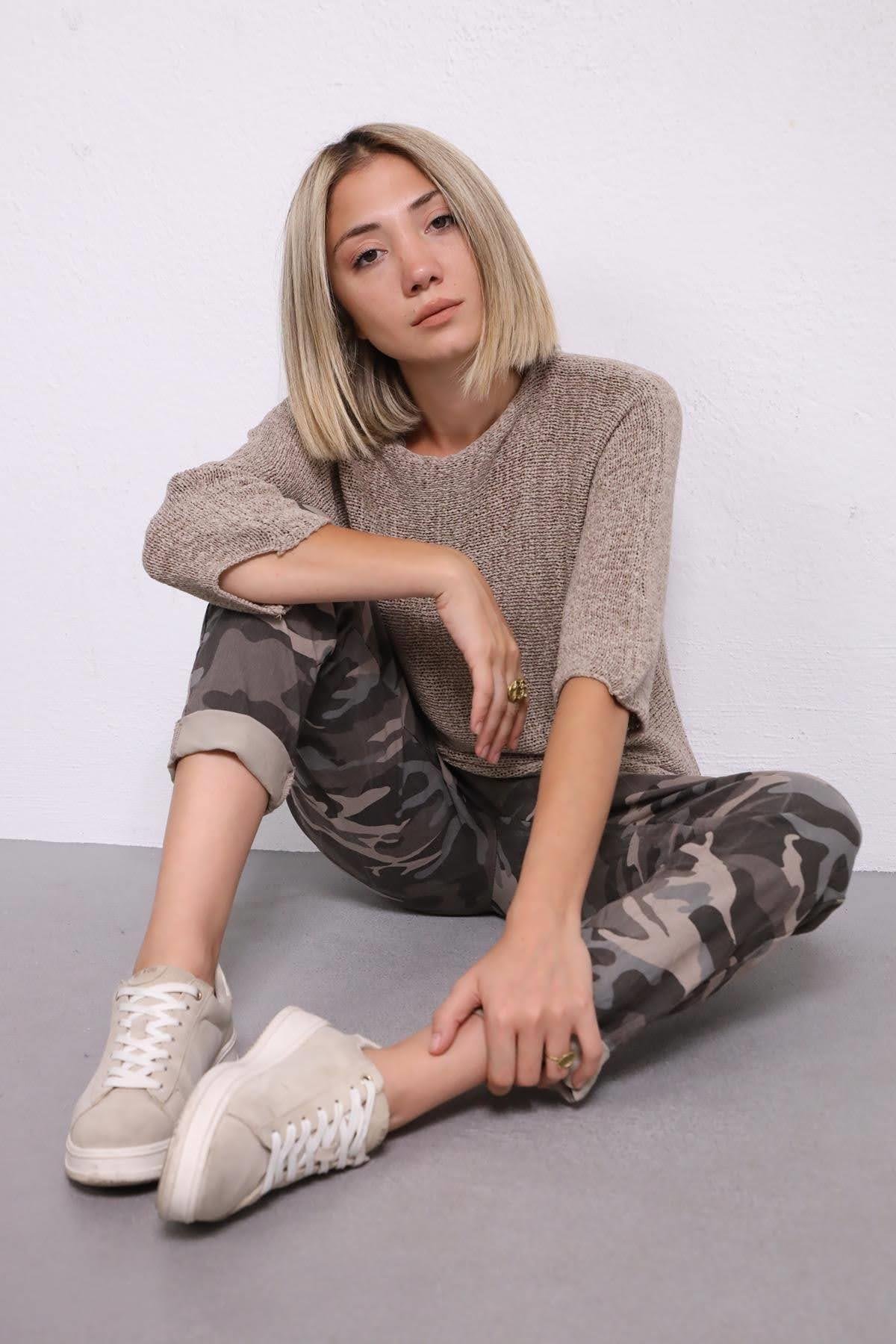Mink Mercerized Blouse - Saman Butik | Shop Online Mink Mercerized Blouse