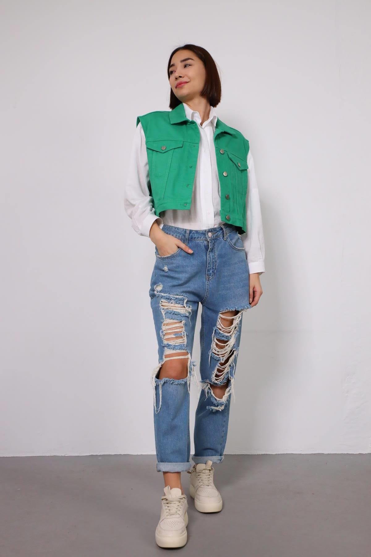 Green Jeans Vest Green Jeans Vest