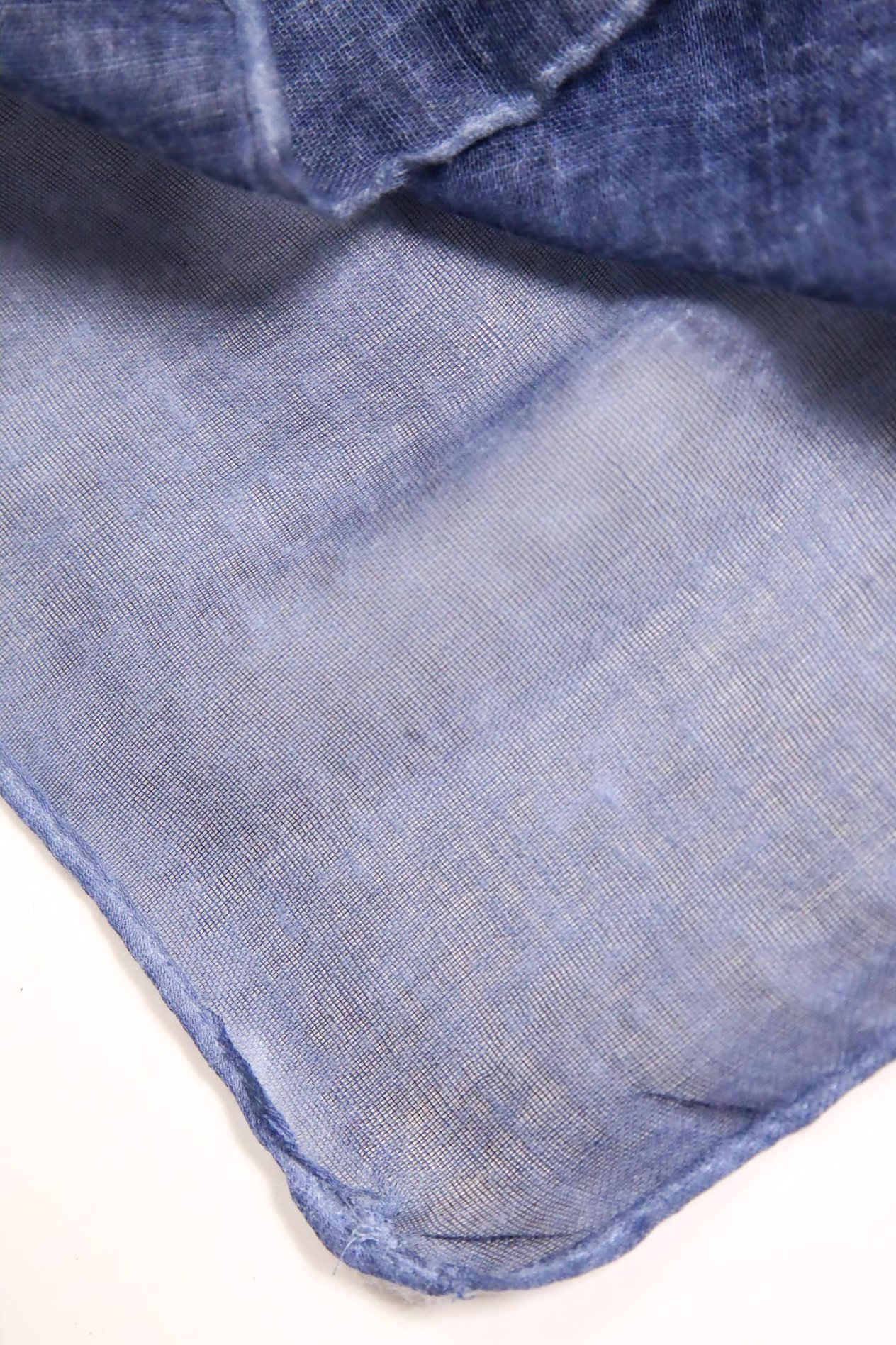 Mavi Dikişli Pamuk Şal - Şaman Butik Mavi Dikişli Pamuk Şal