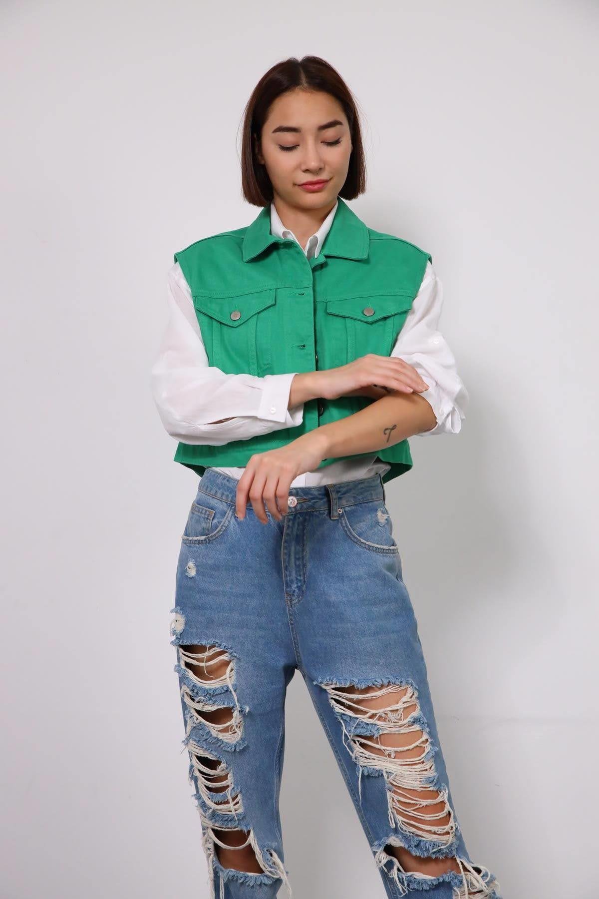 Green Jeans Vest Green Jeans Vest