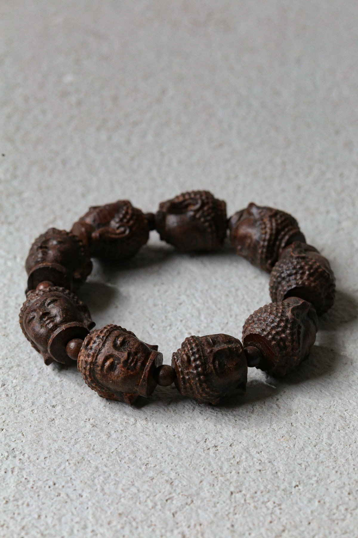  Buddha Tasarım Ahşap Oyma Bileklik