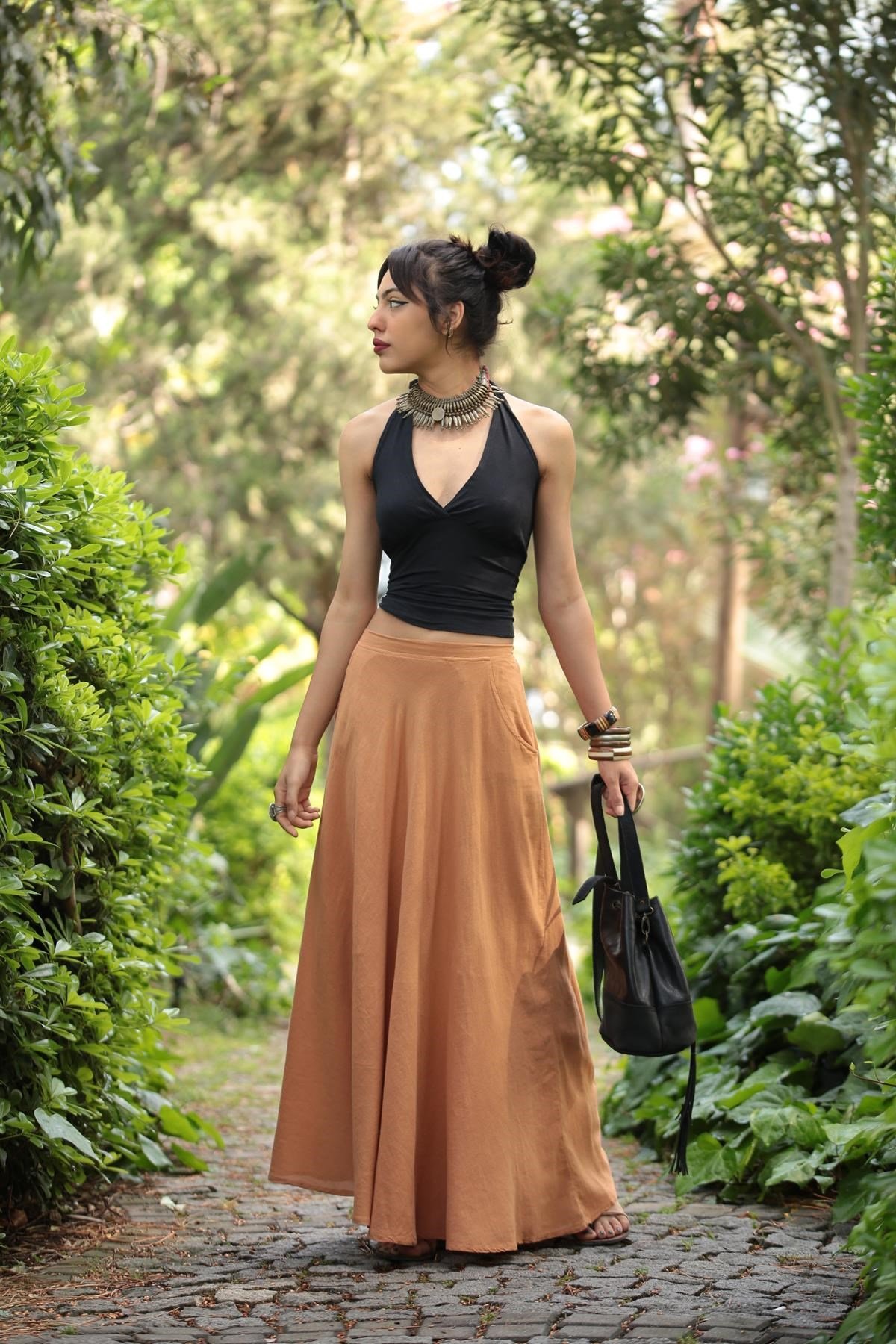 Open Back Tie Top - Şaman Butik | Boho Fashion Open Back Tie Top