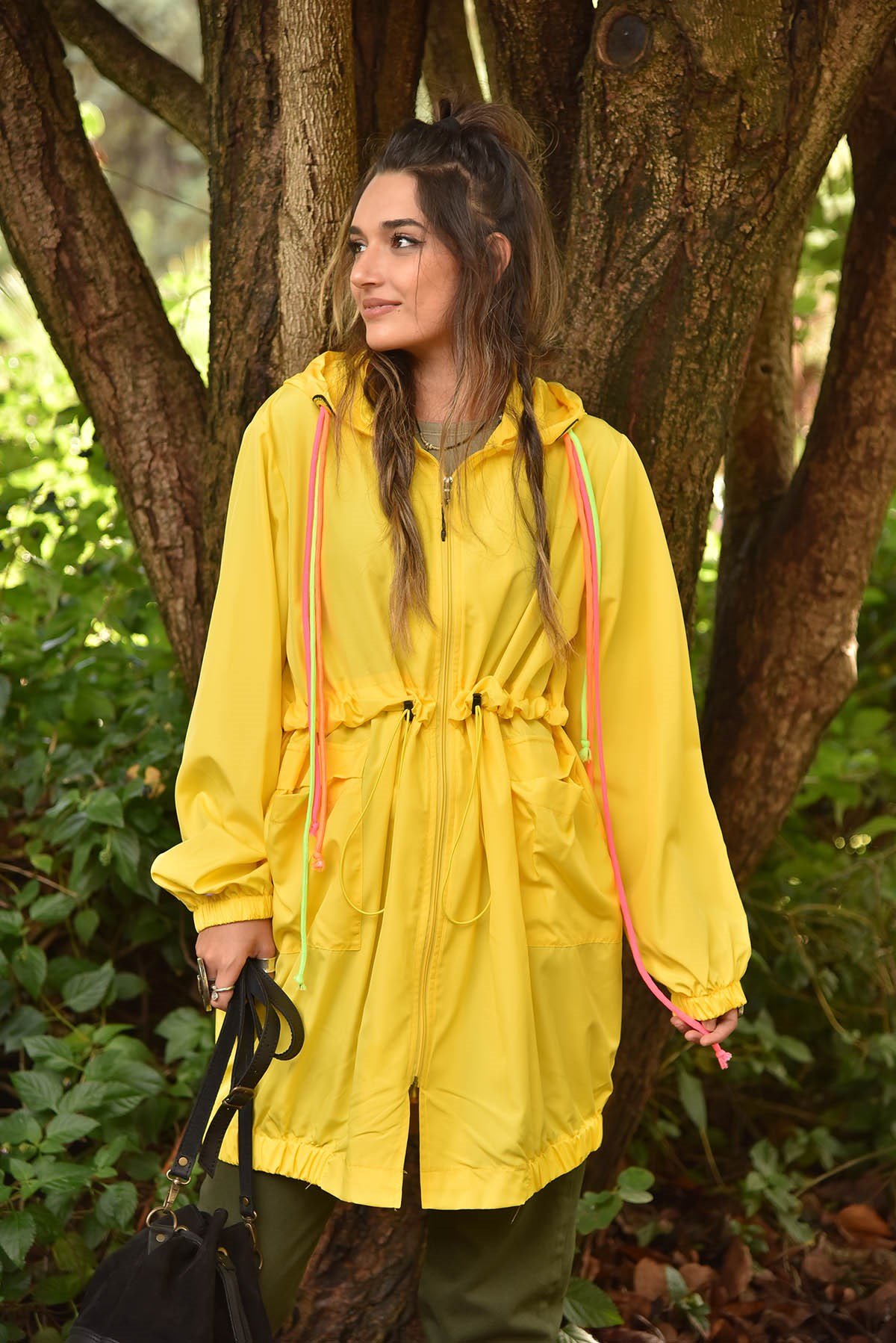 Sarı Rainbow Rüzgarlık - Şaman Butik Sarı Rainbow Rüzgarlık