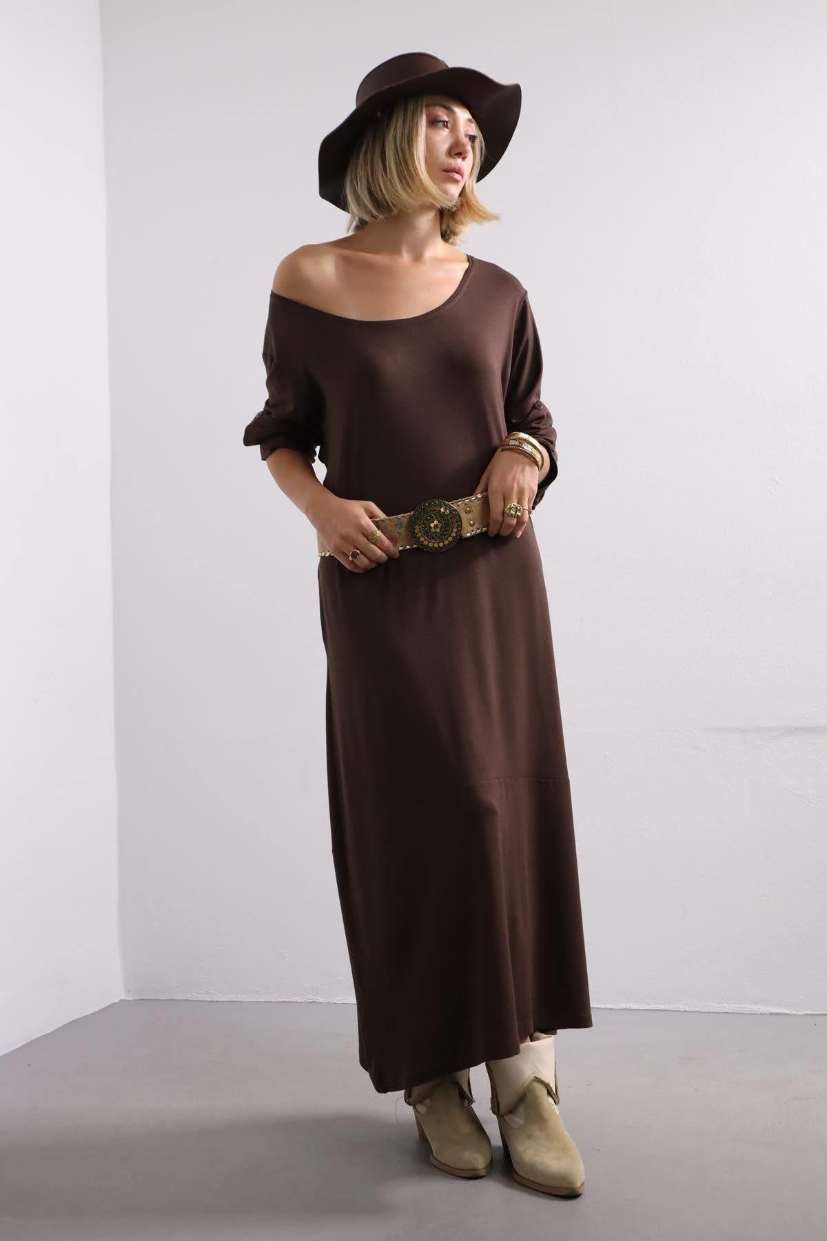 Camel Rengi Büyük Tokalı Tasarım Kemer - Şaman Butik Camel Rengi Büyük Tokalı Tasarım Kemer