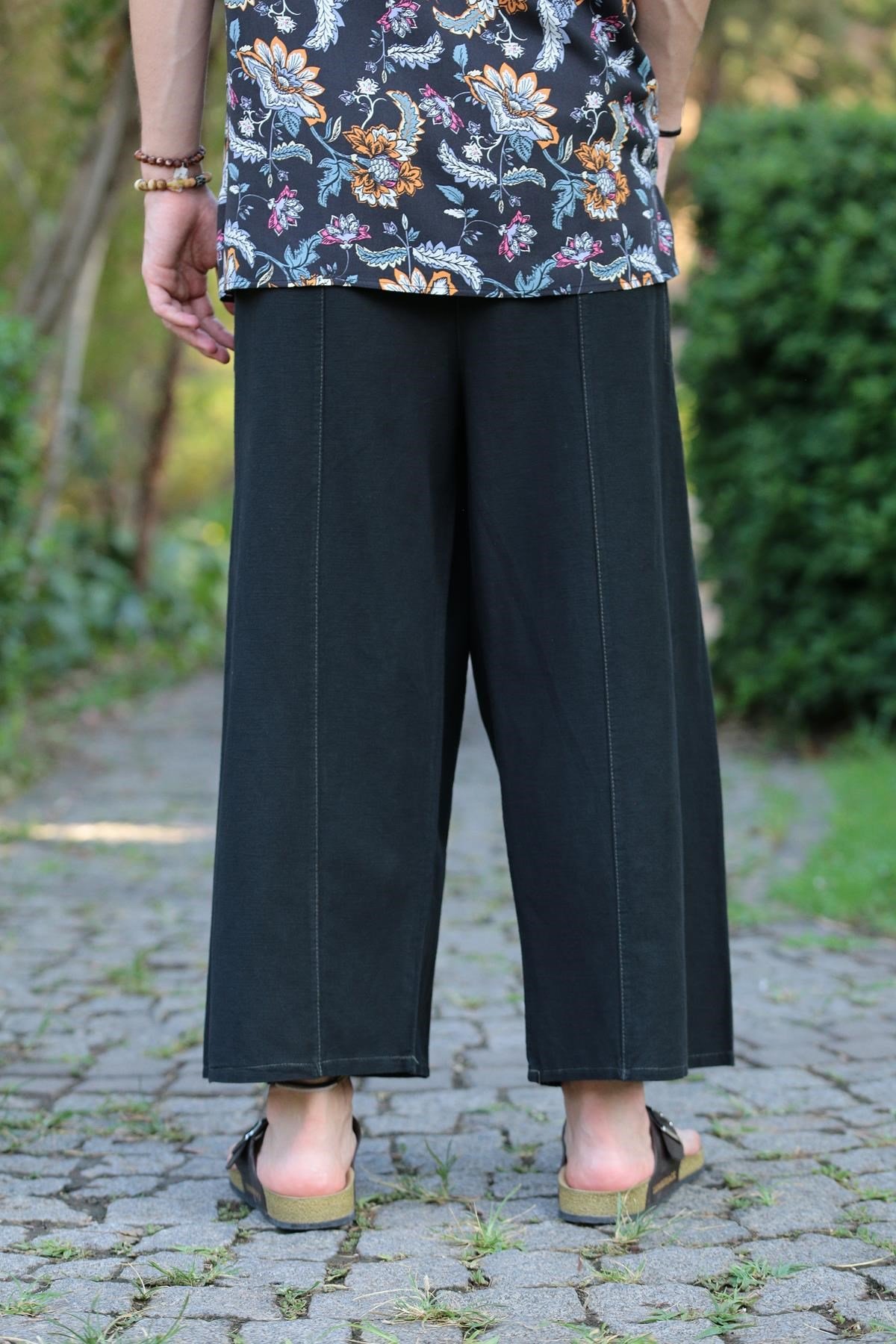 Siyah Balıkçı Pantolon - Şaman Butik Siyah Balıkçı Pantolon